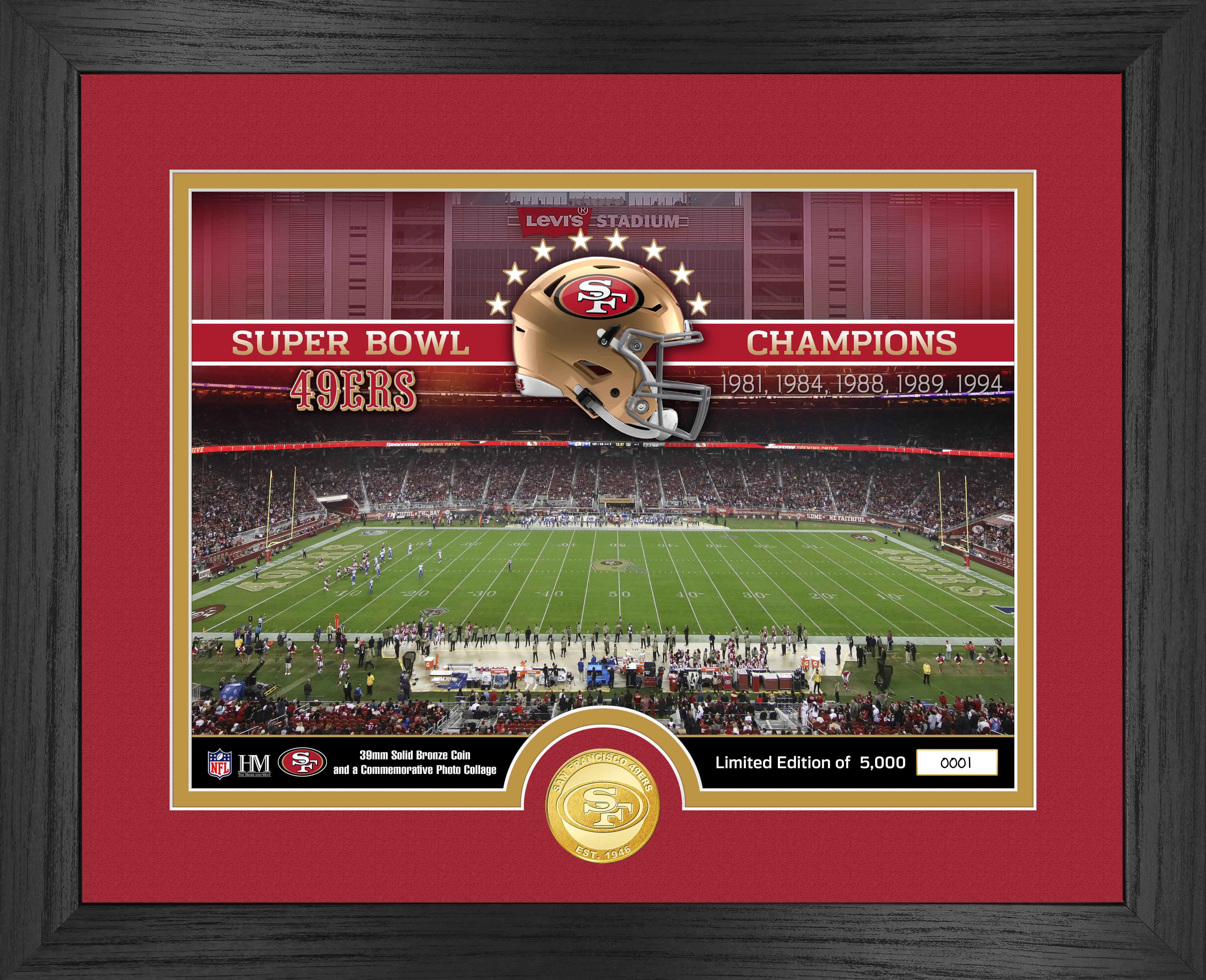 San Francisco 49ers Commemorative Bronze Coin - Limited Edition NFL Collectible for Fans and Memorabilia Enthusiasts | Perfect for Sports Gifts, Man Cave Decor, and Football Fan Collections