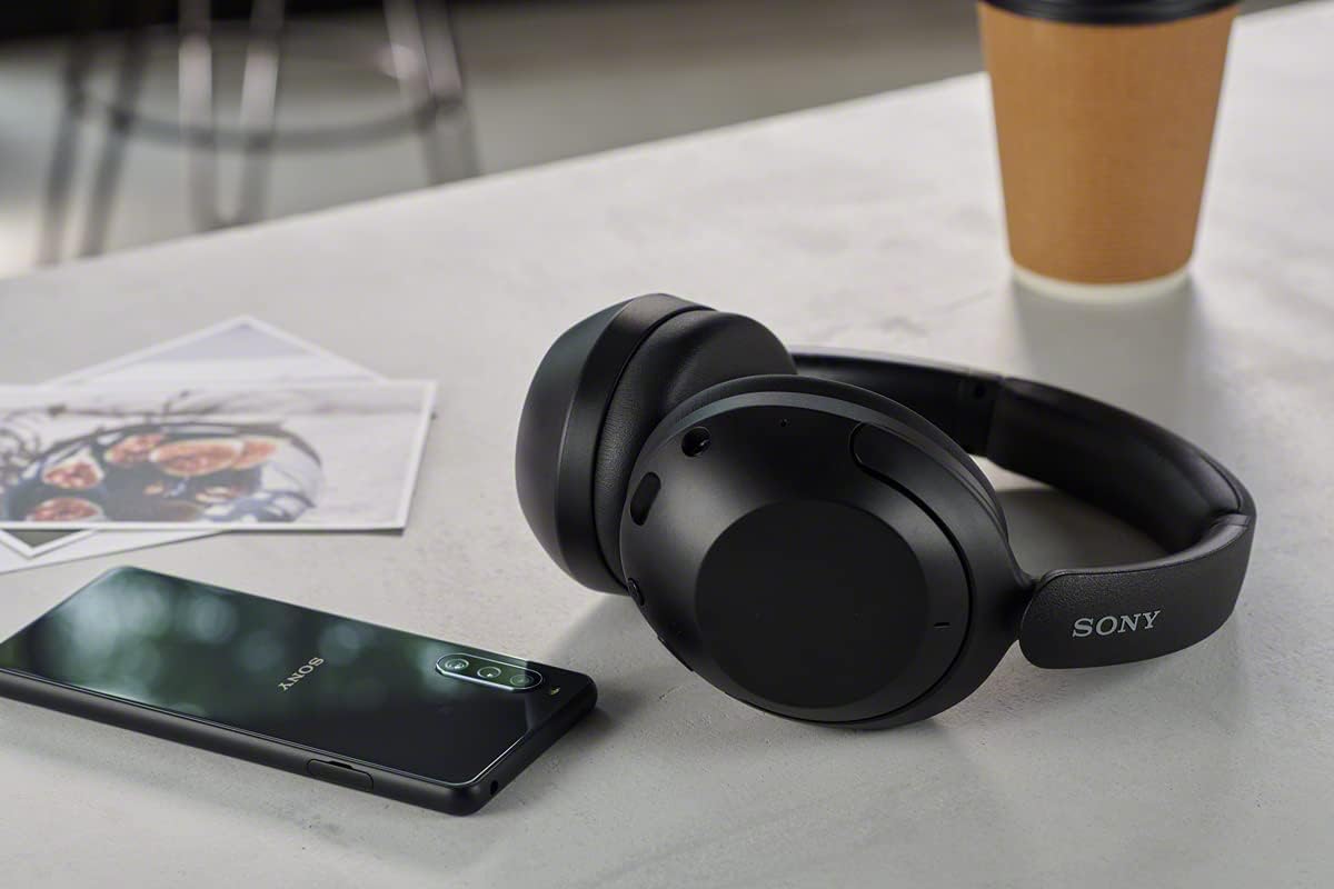 Sony WH-XB910N EXTRA BASS Wireless Noise Cancelling Headphones with Microphone & Alexa Voice Control - Premium Over-Ear Bluetooth Headset for Music, Travel & Work (Black)