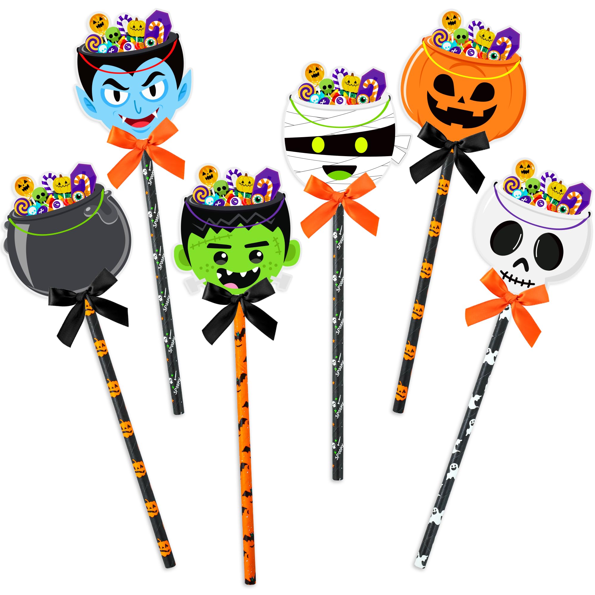 Halloween Party Favor Bags - 30 Pack Bulk Goodie Bags for Trick or Treat, Classroom Prizes & Birthday Party Favors - Perfect for Halloween Events, School Rewards & Candy Giveaways