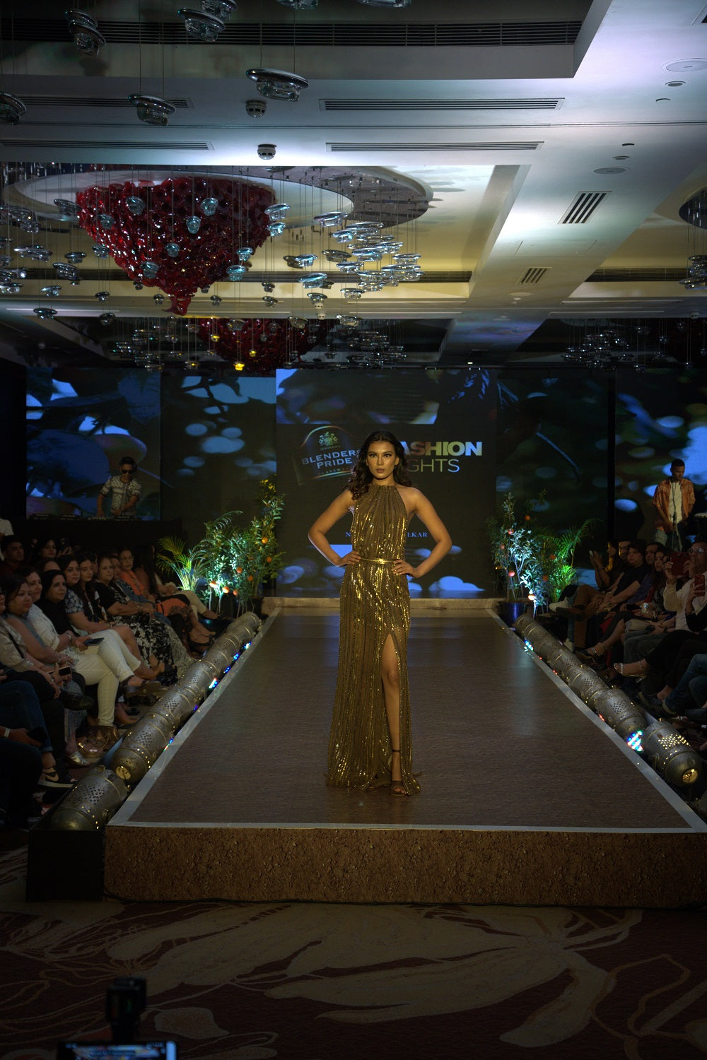 Elegant Chocolate Brown Gown with Vintage Sequined Embroidery - Perfect for Evening Parties, Weddings & Special Occasions