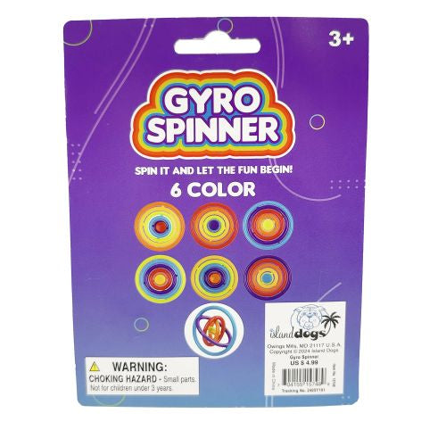 Premium Aluminum Gyro Spinner - Stress Relief & Focus Tool for ADHD, Anxiety - Perfect for Office, Classroom & Home Use