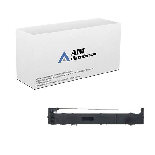 AIM Compatible Replacement Printer Ribbon for Memorex 1187/1324 - 6 Pack Black Ink Cartridges (3205-0867) - Perfect for Office Printing, Shipping Labels & Receipts