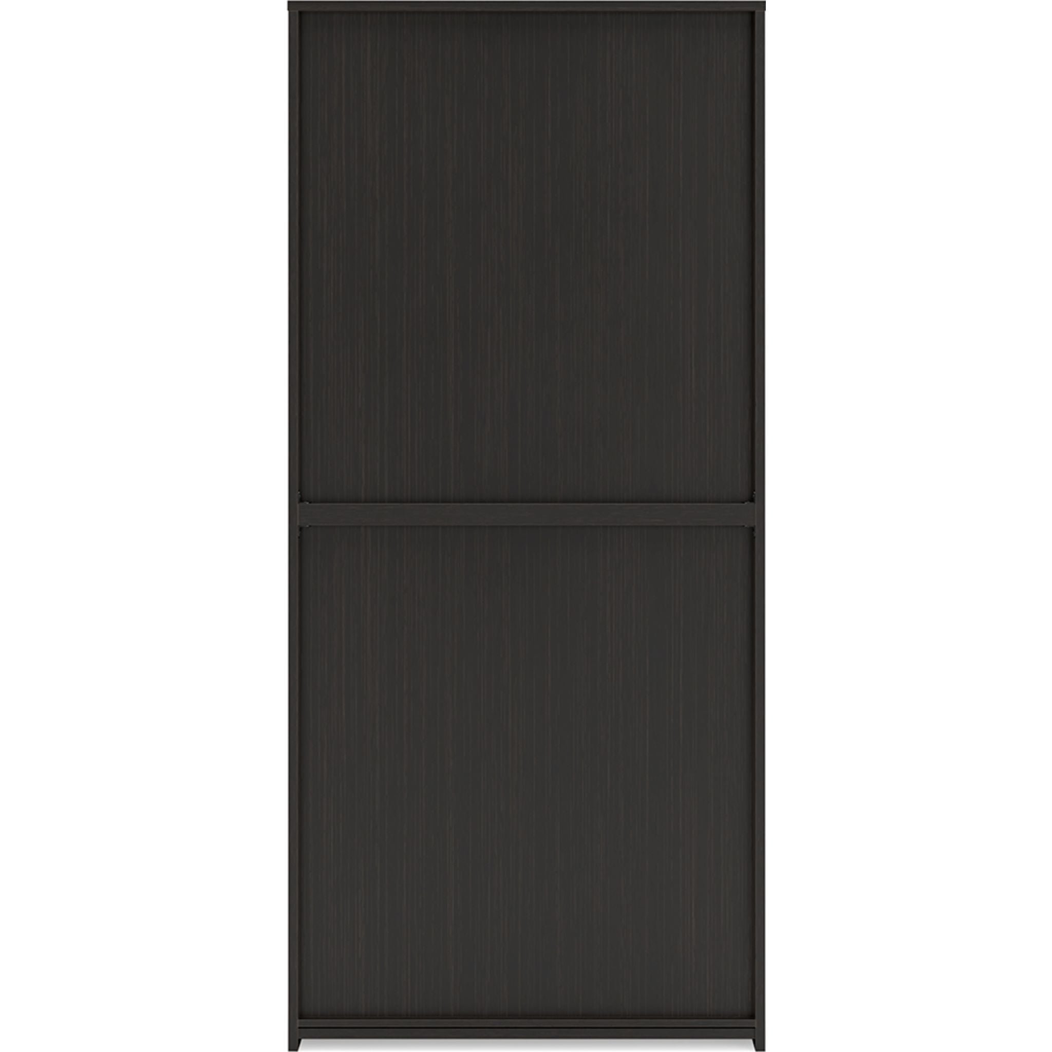 Beckincreek Large Black Bookcase - Modern Wooden Bookshelf for Living Room, Office, and Library Storage