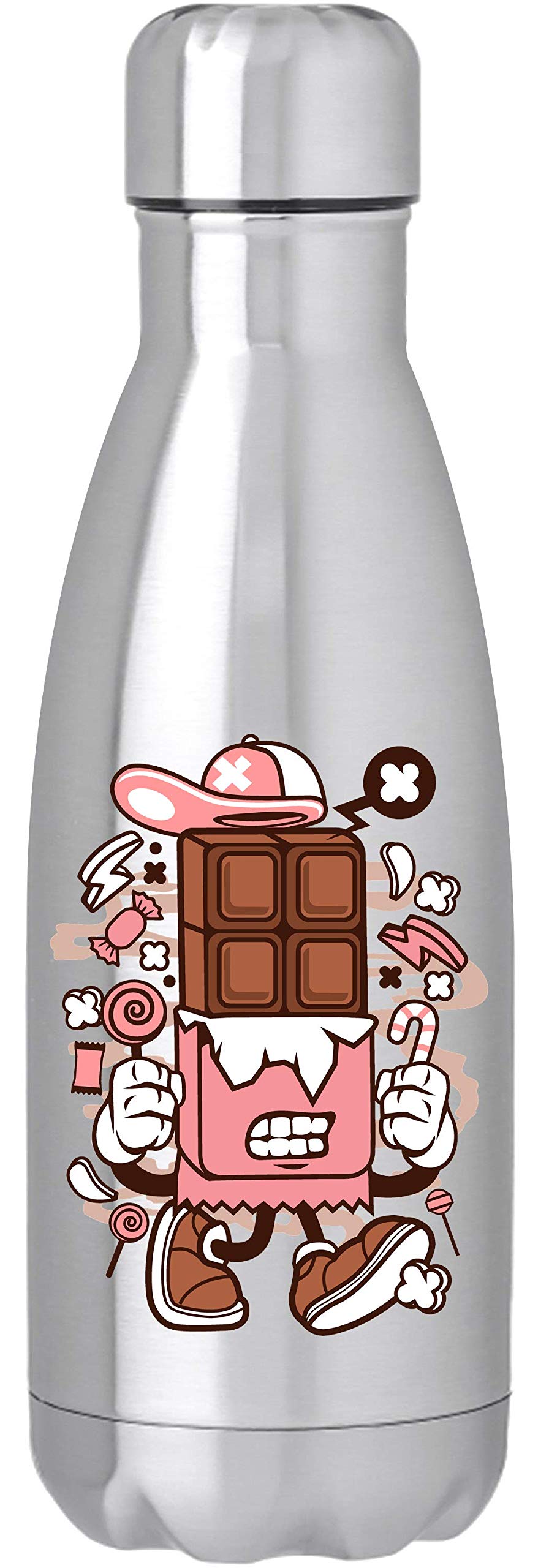 Premium Halloween Chocolate Candy Bars - Bulk Pack for Trick or Treat, Parties & Gifts | Insulated Thermal Water Bottle for Hot/Cold Drinks - Perfect for School, Office & Outdoor Activities