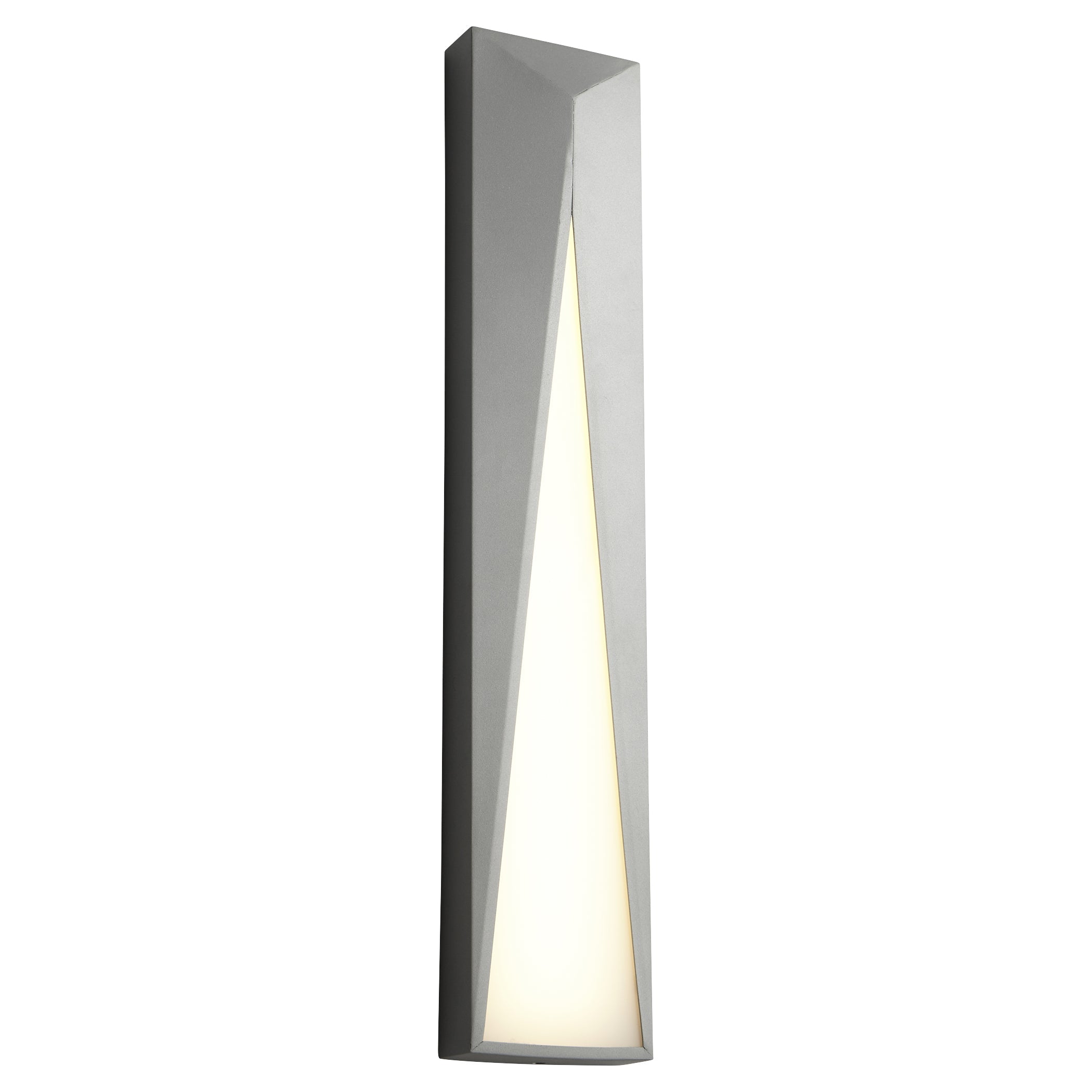 Oxygen Elif 3 737 16 Modern Wall Sconce Light Fixture in Grey - Perfect for Bedroom, Living Room & Hallway Lighting