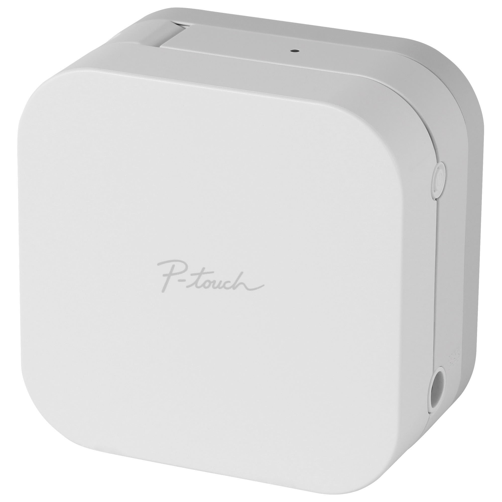 Brother P-Touch Cube Color Smartphone Label Maker - Bluetooth Wireless Label Printer with Multiple Templates for Apple & Android Devices - White - Perfect for Home, Office & Craft Organization