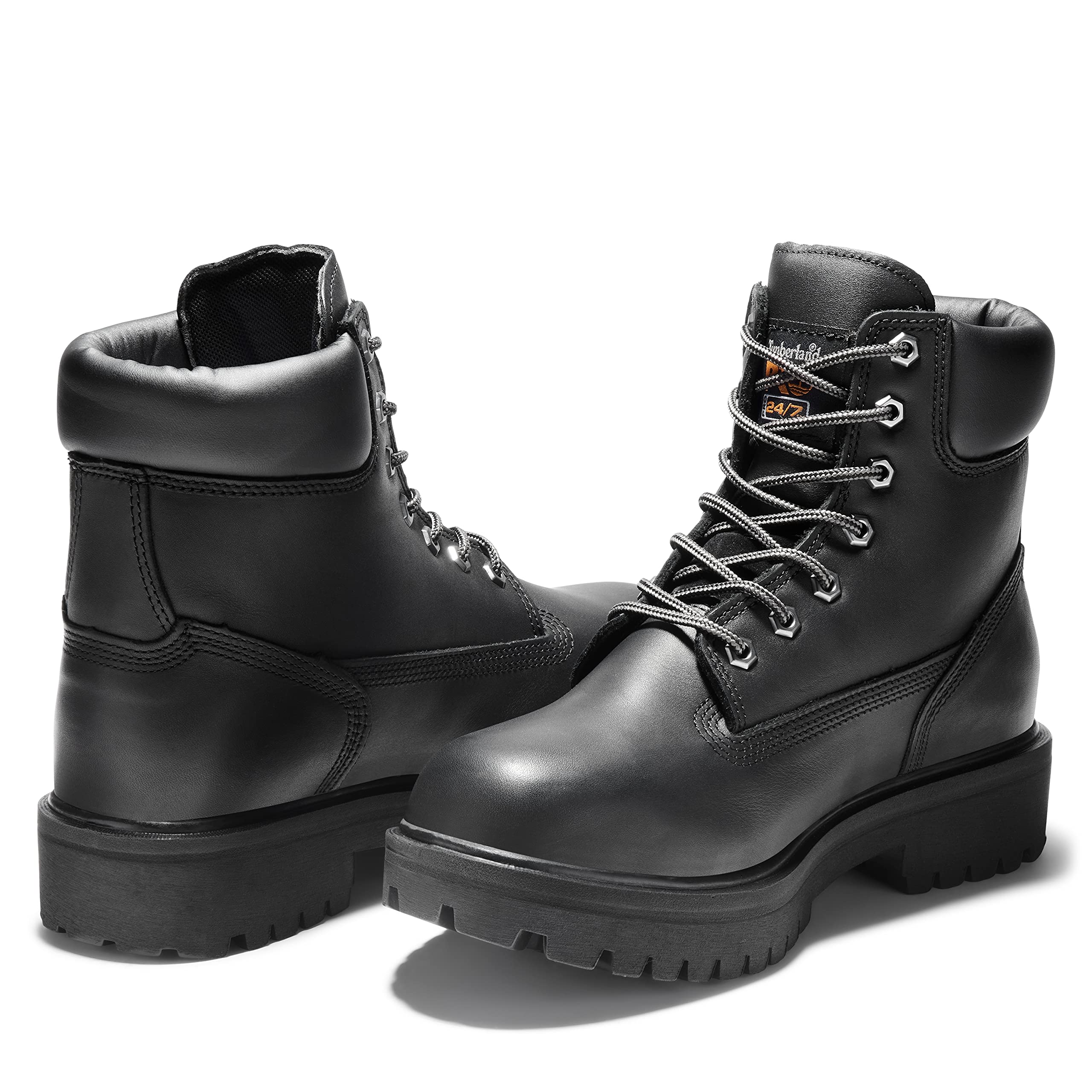 Timberland PRO Men's 6-Inch Steel Toe Waterproof Work Boots - Insulated Safety Shoes for Construction, Hiking & Outdoor Work