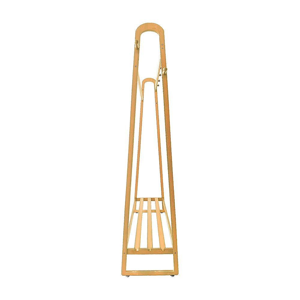 160x100cm Slim Space Saving Clothes Rack - Stylish Freestanding Garment Organizer for Bedroom, Closet & Laundry Room
