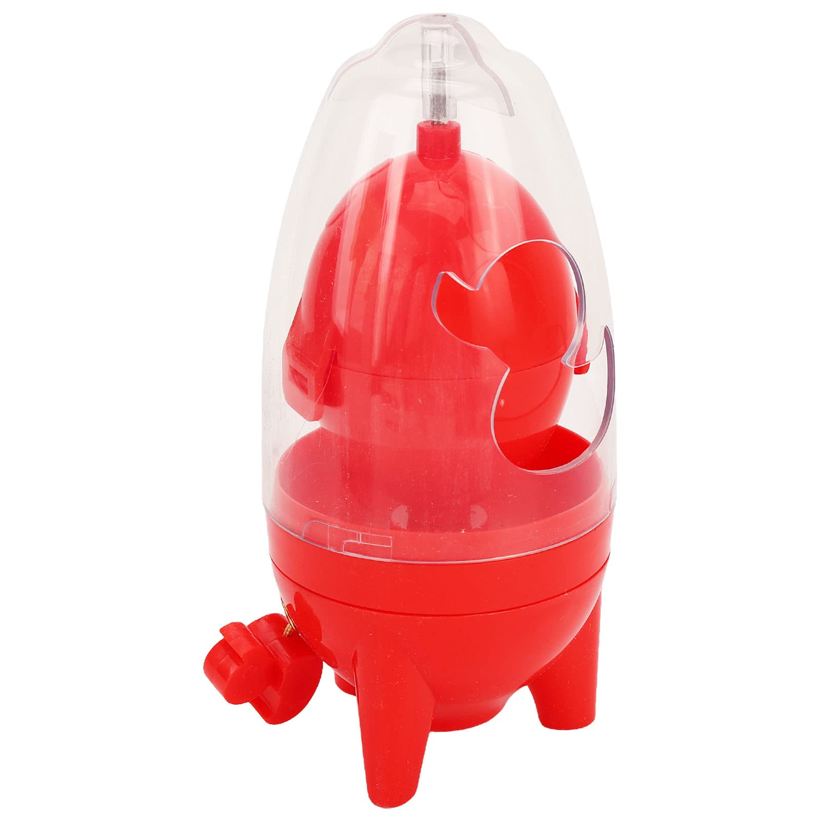 Portable Manual Egg Scrambler Shaker - Golden Egg Maker & Yolk White Mixer for Kitchen Cooking | Perfect for Breakfast, Baking & Camping (Red)