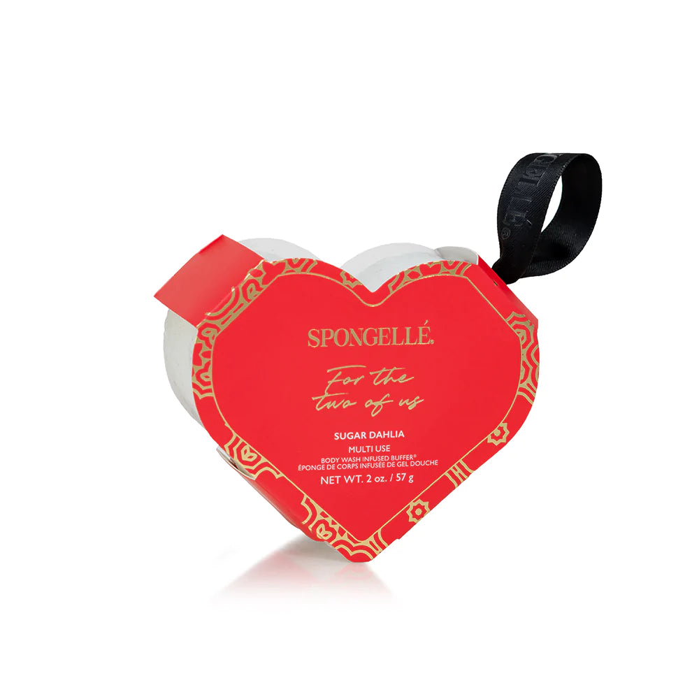 For The Two Of Us | Sugar Dahlia Heart Buffer - Romantic Couples Gift for Valentine's Day, Anniversary & Special Occasions