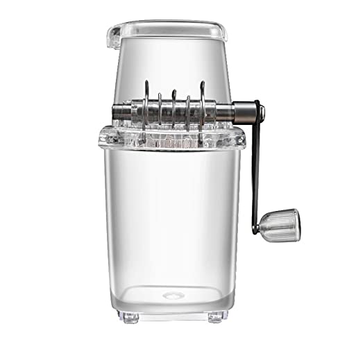 LYKYL Manual Ice Crusher - Handheld Snow Cone Maker for Kitchen, Cocktails & Smoothies | Portable Ice Shaver for Home Use, Parties & Outdoor Events