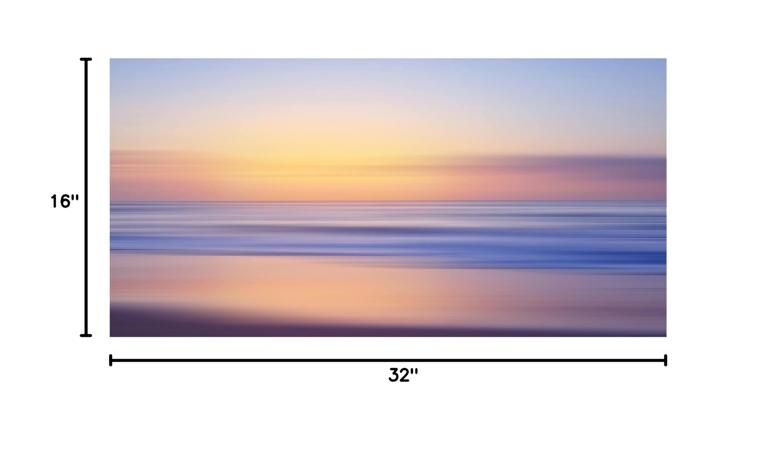 Trademark Fine Art 'Seaside Abstractions 8' Canvas Wall Art by Beata Czyzowska Young - Modern Coastal Painting for Living Room, Bedroom & Office Decor