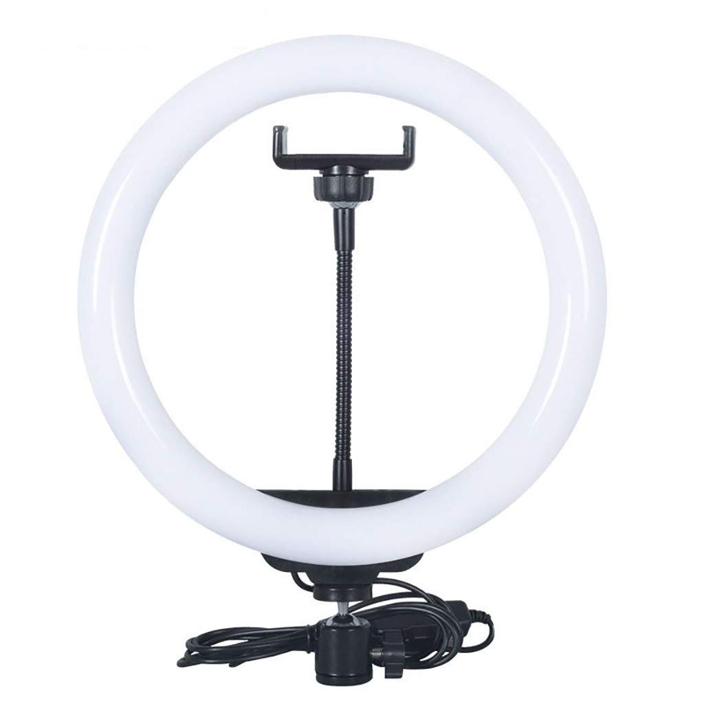 10.2 Inch Selfie Ring Light with Tripod Stand - Adjustable LED Ring Light with Phone Holder for Live Streaming, Makeup, Photography & Vlogging - Extendable Mobile Bracket Camera Photo Kit for YouTube, TikTok & Instagram Content Creation