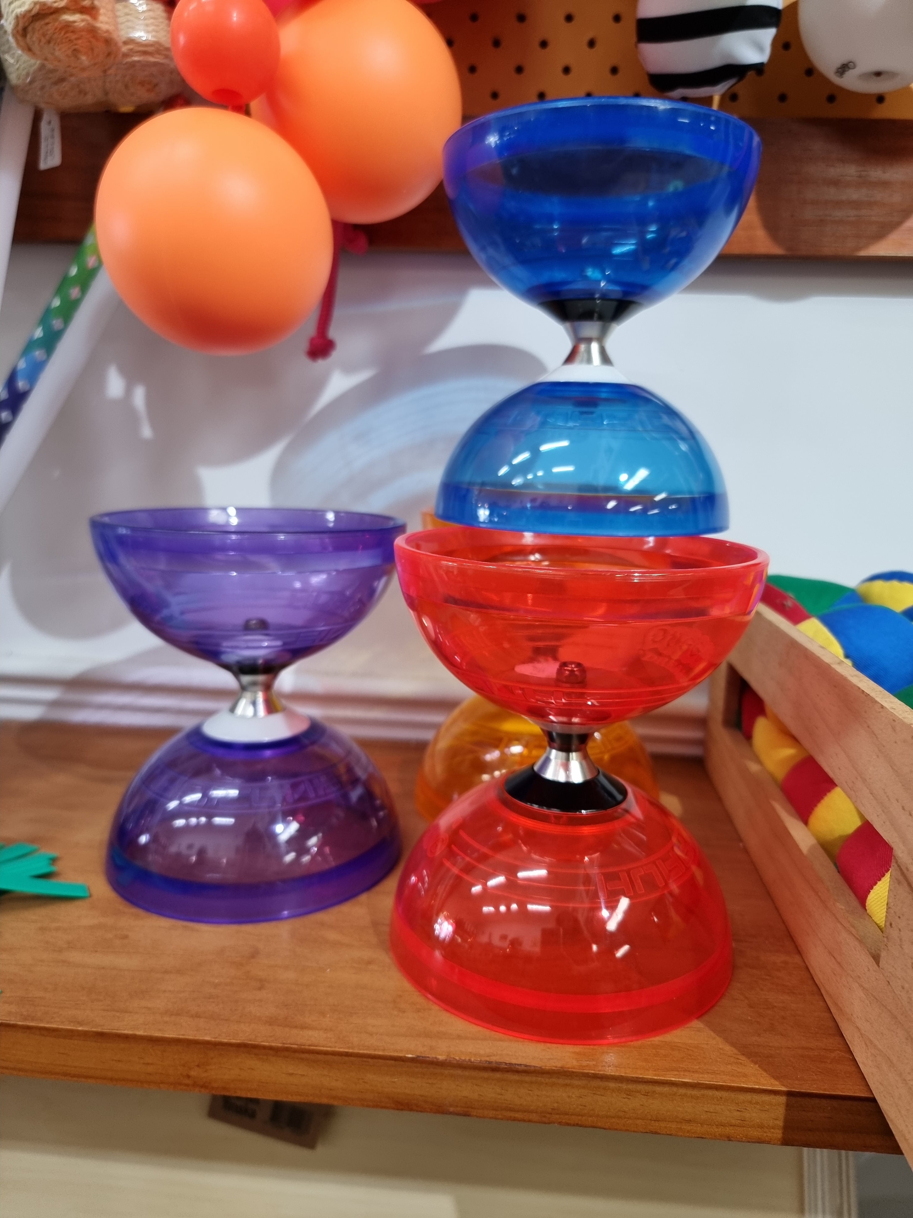 Professional Hurricane Diabolo with Triple Bearing 126mm - High Performance Diabolo Stick for Outdoor Play, Exercise, and Stress Relief