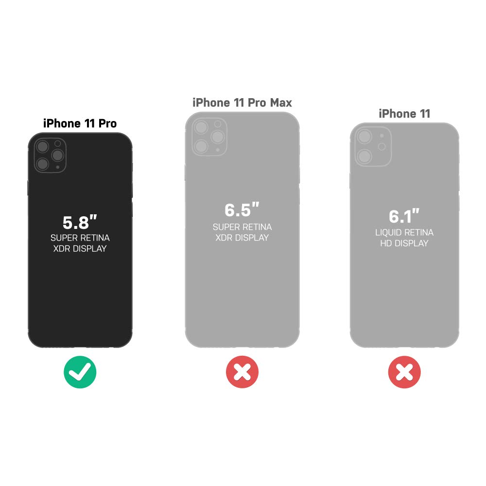 LifeProof Next Series Waterproof Case for iPhone 11 Pro - Clear/Heather Rose | Shockproof & Drop Protection | Perfect for Outdoor Adventures, Swimming & Active Lifestyles