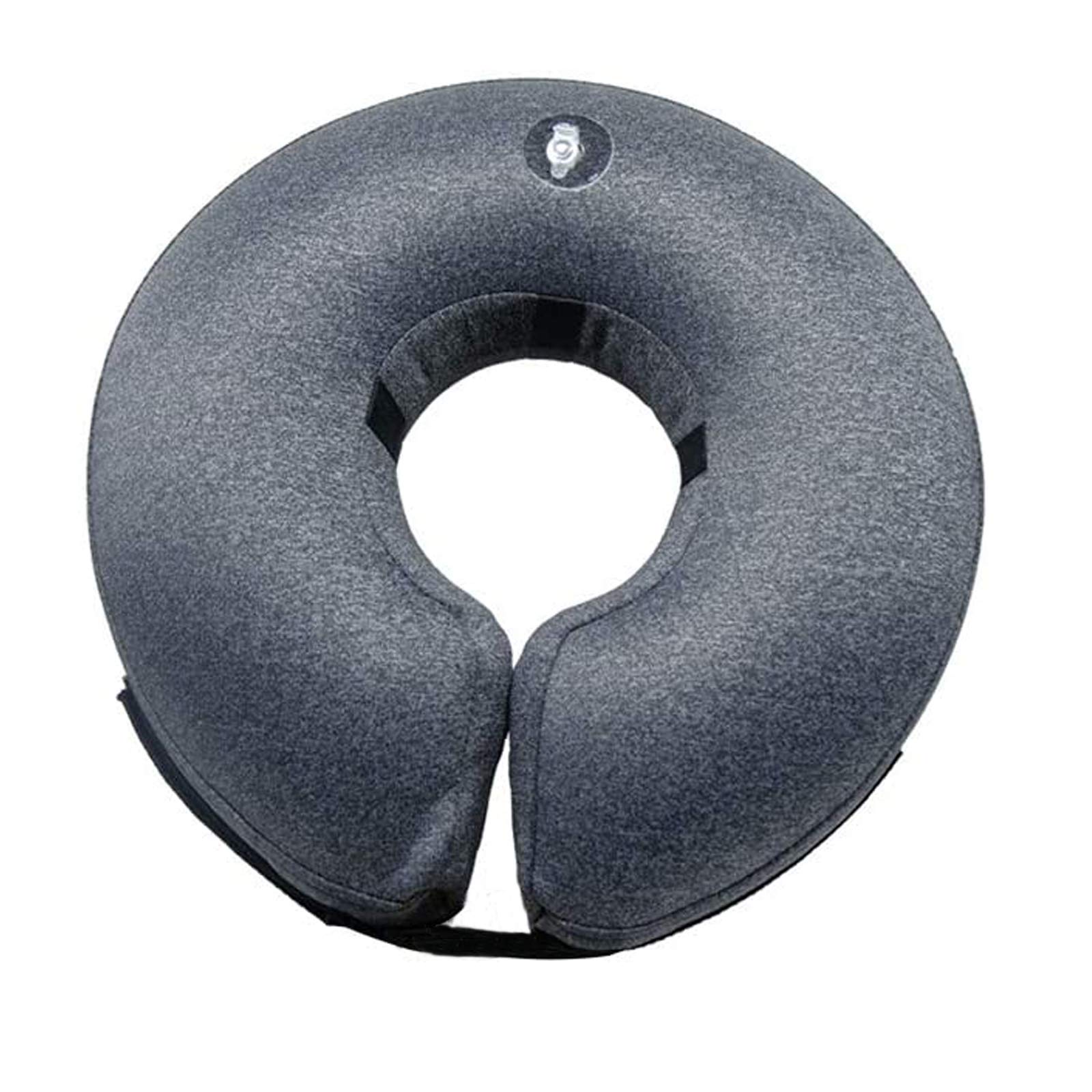 Katoggy Inflatable Dog Cone Collar - Soft Adjustable Blow Up Donut E-Collar for Small, Medium & Large Dogs & Cats - Post Surgery Recovery & Wound Protection - Perfect for Licking Prevention, Healing & Comfort After Spay/Neuter