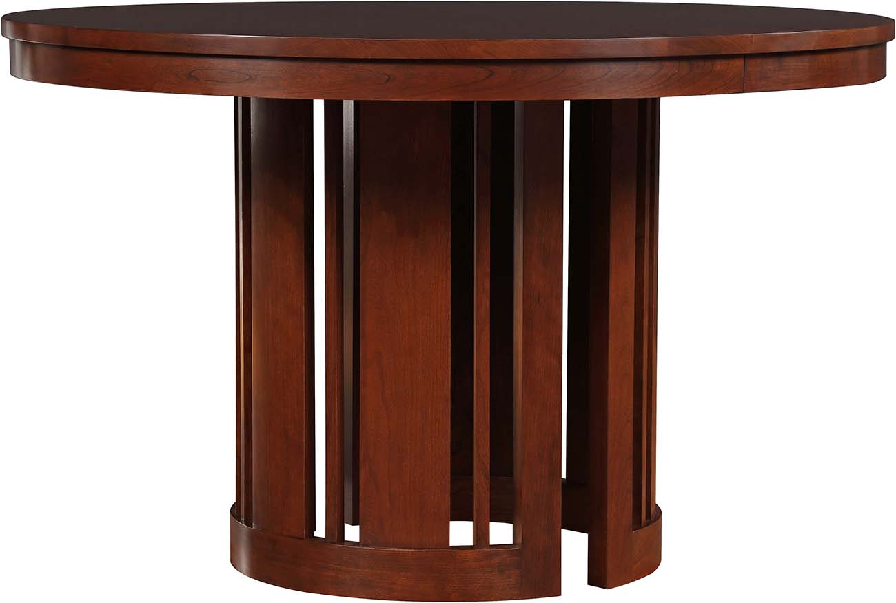 Park Slope Round Dining Table - Modern Wooden Kitchen Table for 4-6 People | Perfect for Small Spaces, Breakfast Nooks & Cozy Family Dinners