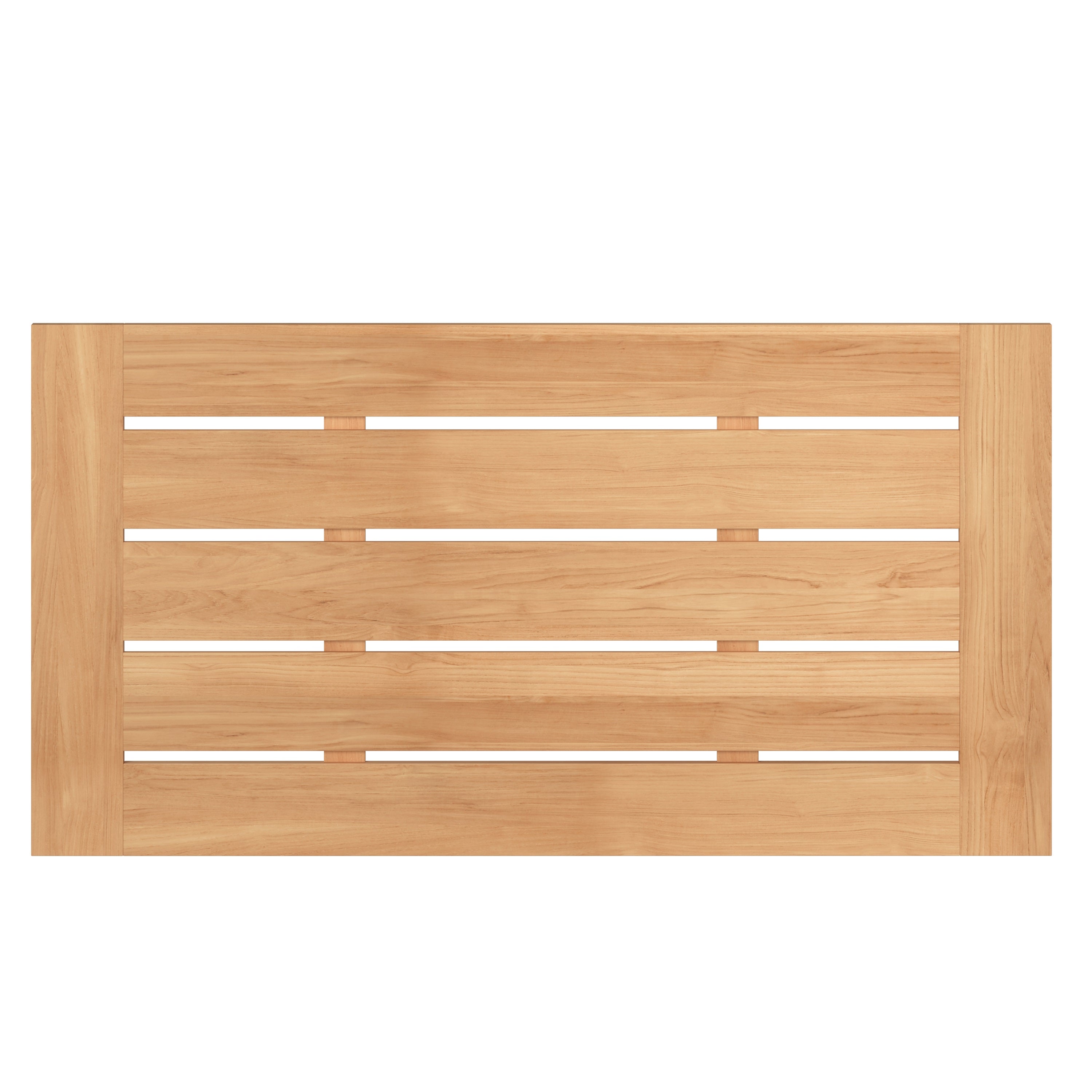 Premium Teak Outdoor Coffee Table - Weather-Resistant Rectangular Design for Patio, Garden, and Poolside Use