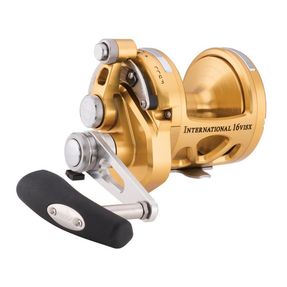 Penn International VISX 2 Speed Lever Drag Fishing Reel - Saltwater & Big Game Fishing Reel for Offshore & Deep Sea Angling