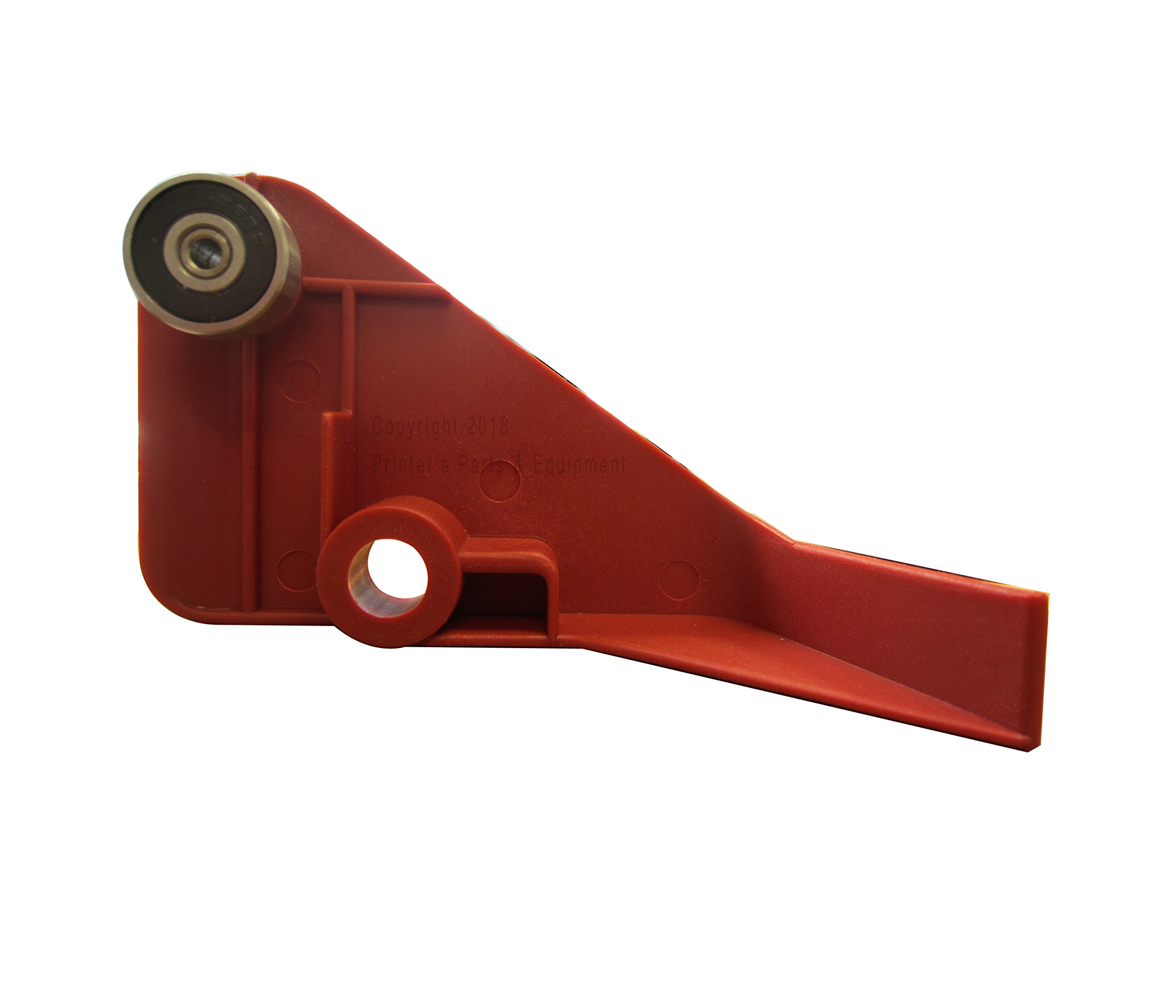 Muller Martini Gathering Chain Finger Red with Bearing Right - Replacement Part for Bookbinding & Printing Machines | Perfect for Industrial Binding Equipment Maintenance