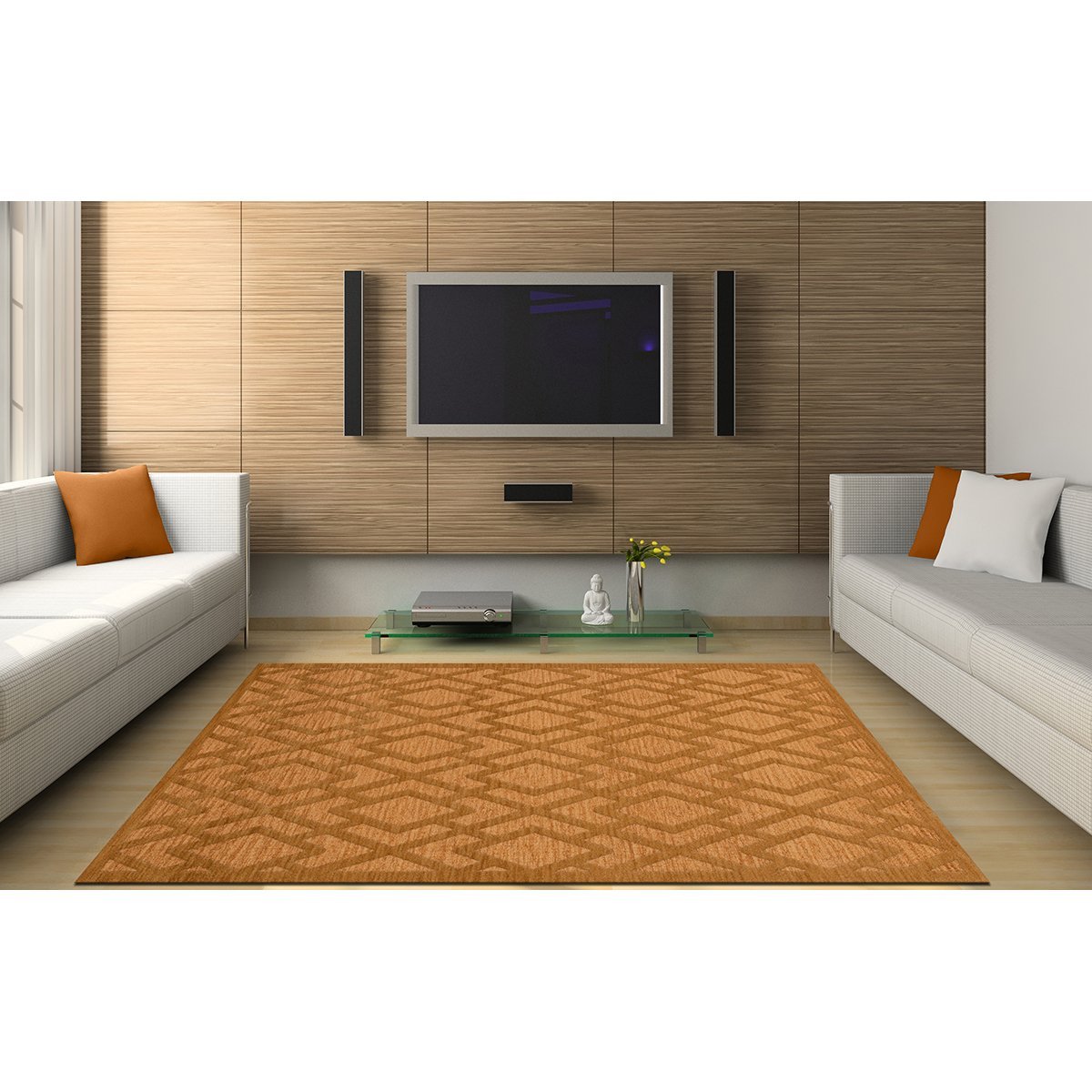 Dalyn Rugs Dover DV1 3' x 5' Cornmaze Area Rug - Soft Indoor/Outdoor Floor Mat for Living Room, Bedroom, Patio & Entryway