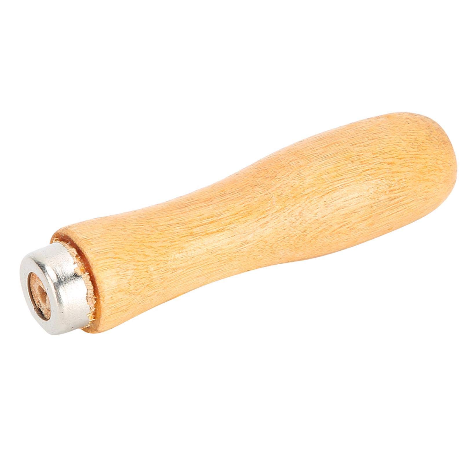 YUYTE 95mm Wooden File Handle - Comfortable Replacement Accessory for Jewelry Making & Craft Tools | Perfect for Jewelers, DIY Enthusiasts & Woodworking Projects