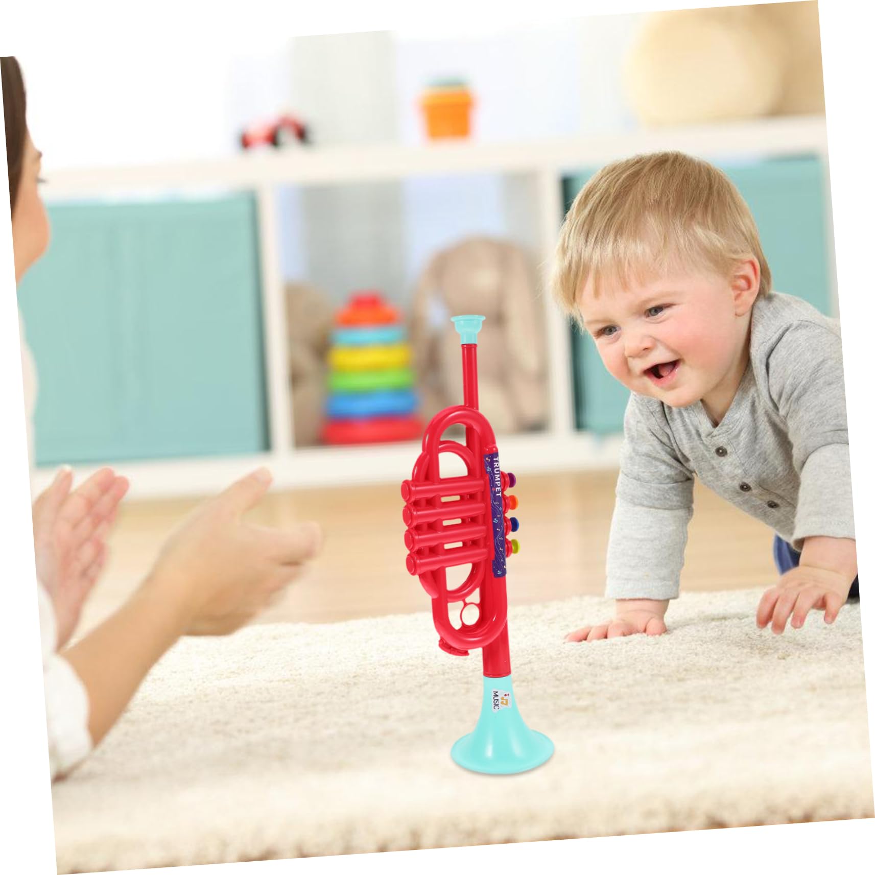 Mini Toy Saxophone & Trumpet for Kids - Musical Instrument Toys for Pretend Play