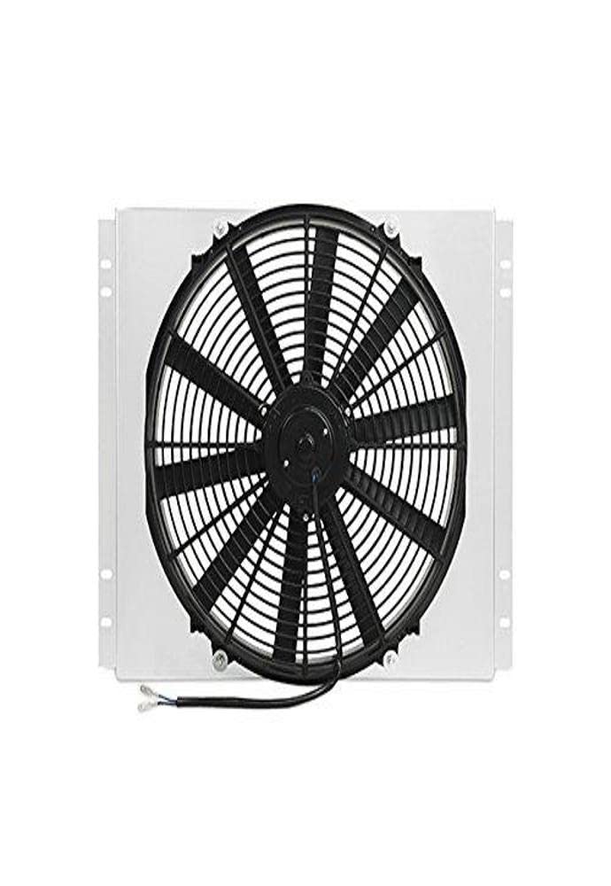 Mishimoto MMFS-MUS-67 Performance Aluminum Fan Shroud for 1967-1970 Ford Mustang - Silver | High-Performance Cooling Upgrade for Classic Mustang Restoration & Racing