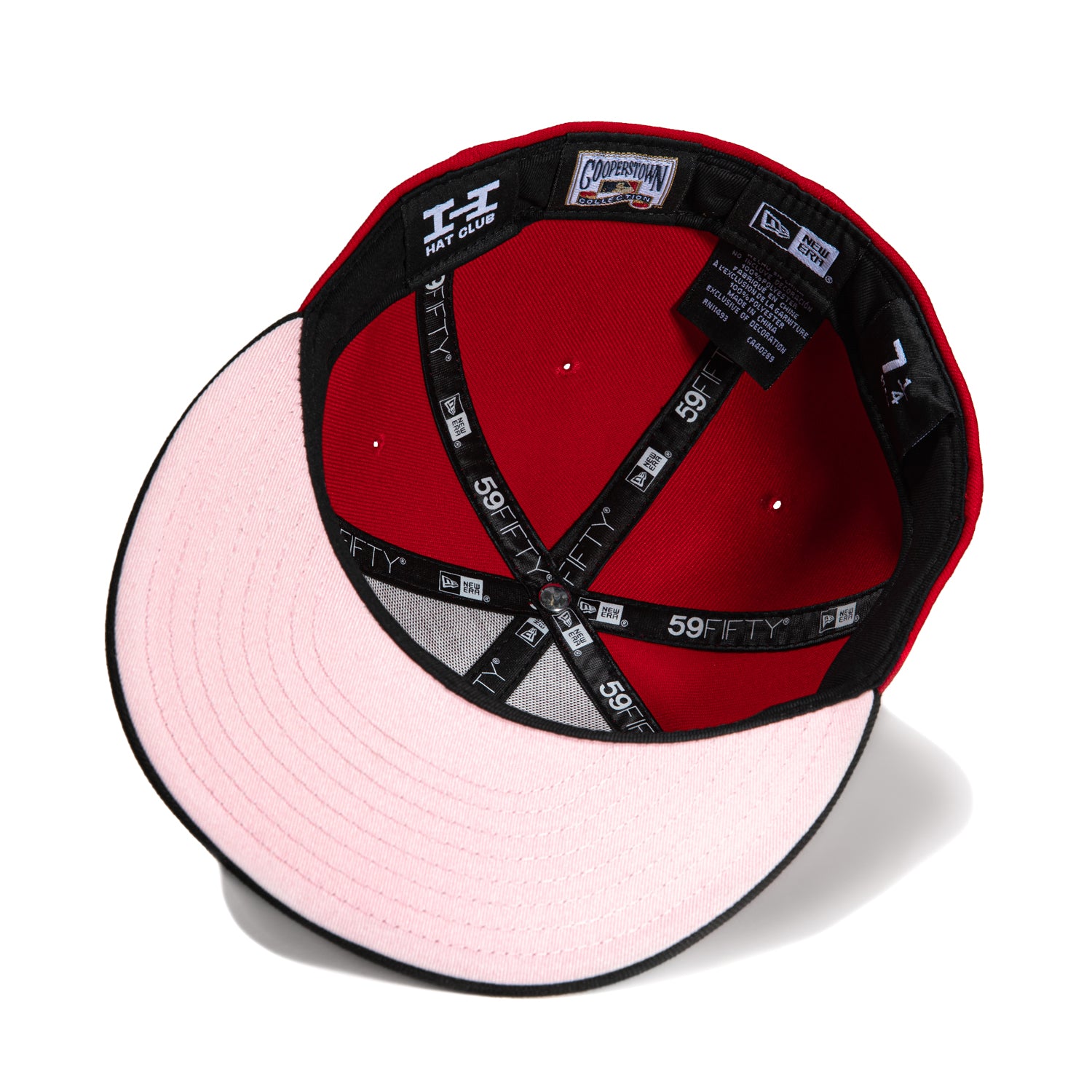 New Era 59Fifty Los Angeles Dodgers 40th Anniversary Patch Script Baseball Cap - Red, Black & Metallic Silver - Adjustable Snapback Hat for Sports Fans & Streetwear Fashion