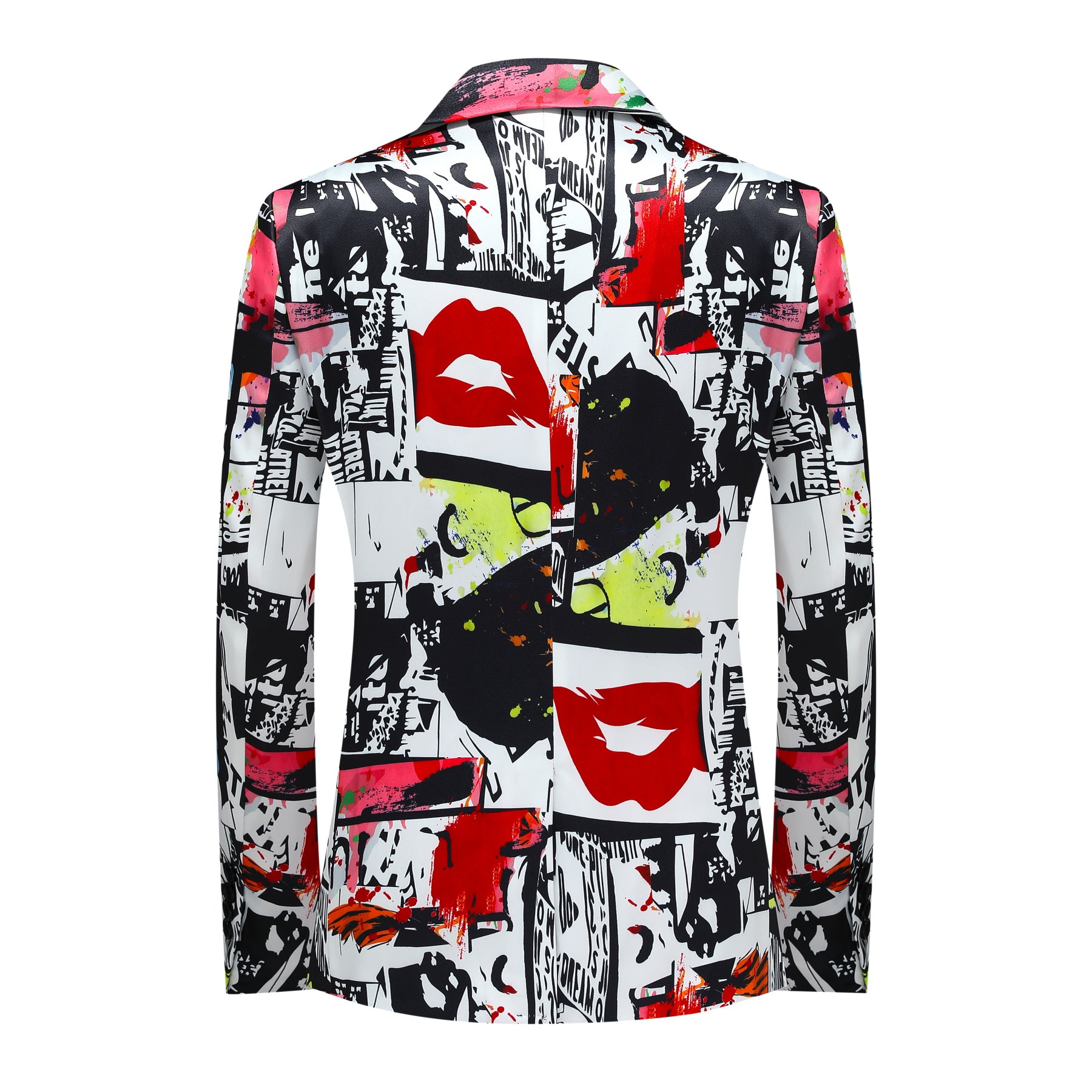 Stylish Slim Fit Printed Blazer for Men - Single Button Formal Jacket - Perfect for Business Meetings, Weddings & Office Wear