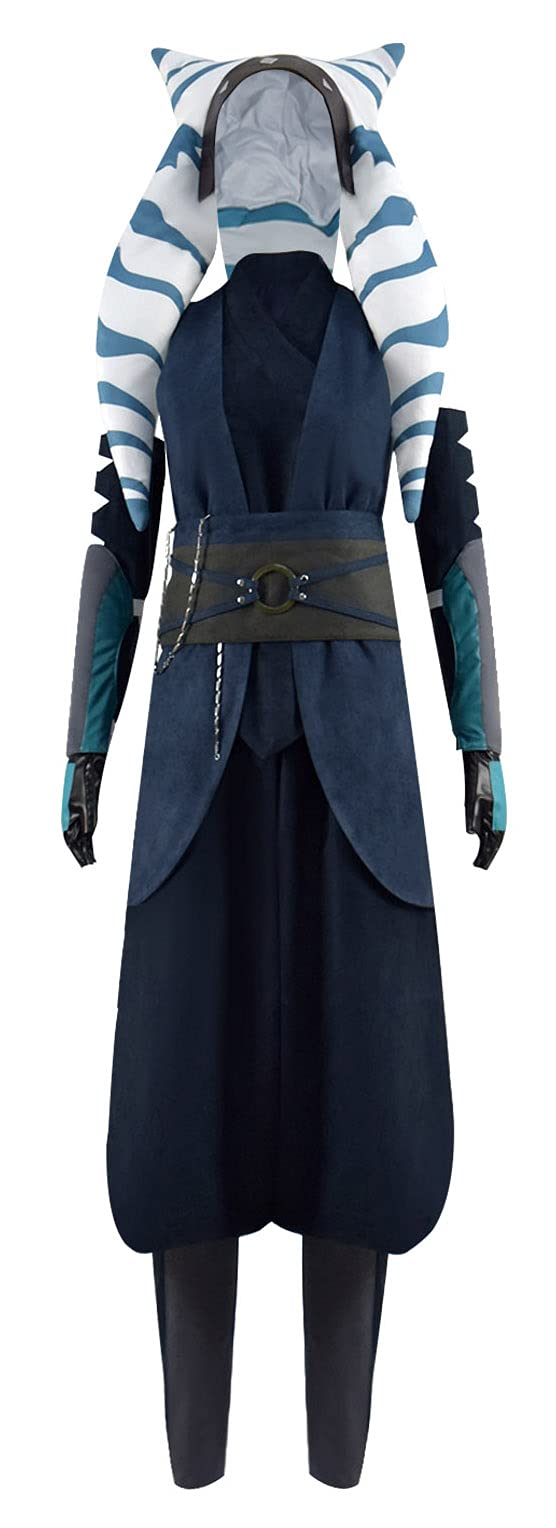 Women's Tano Jedi Robe Costume Set - Star Wars Inspired Halloween Outfit for Cosplay, Costume Parties & Themed Events