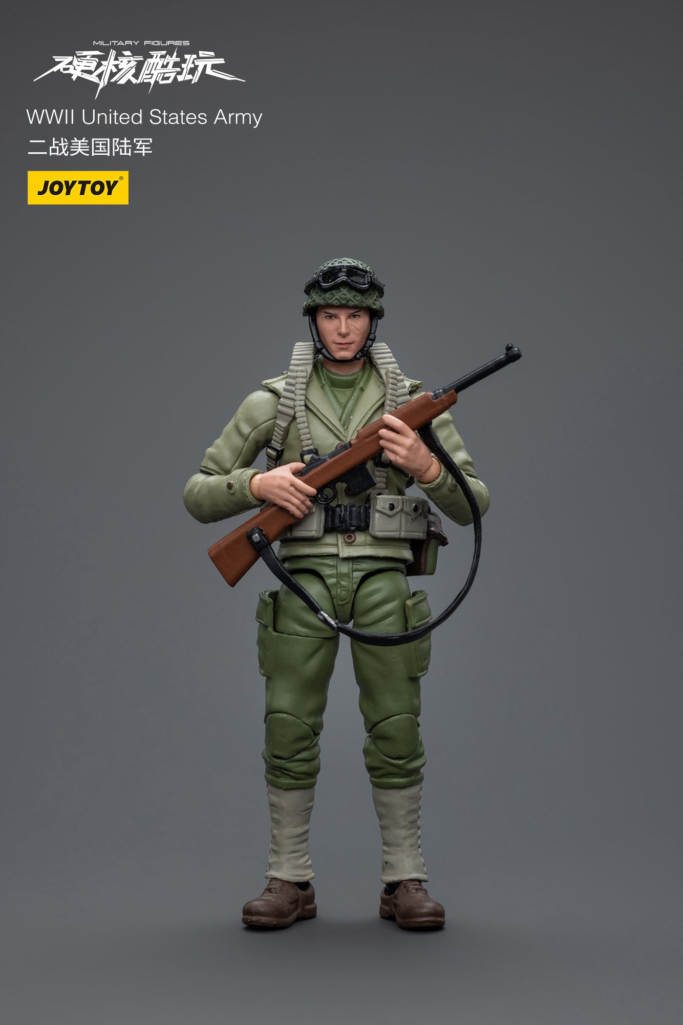 1/18 JOYTOY 3.75 Inch WWII Military Action Figures - German Wehrmacht, Soviet Red Army & US Army Soldiers - Collectible Toy Soldiers for War Games, Dioramas & Display