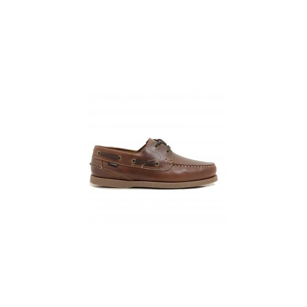 Loake Men's Lymington Brown Leather Boat Shoes - Classic Deck Shoes for Sailing, Casual Wear & Summer Outfits