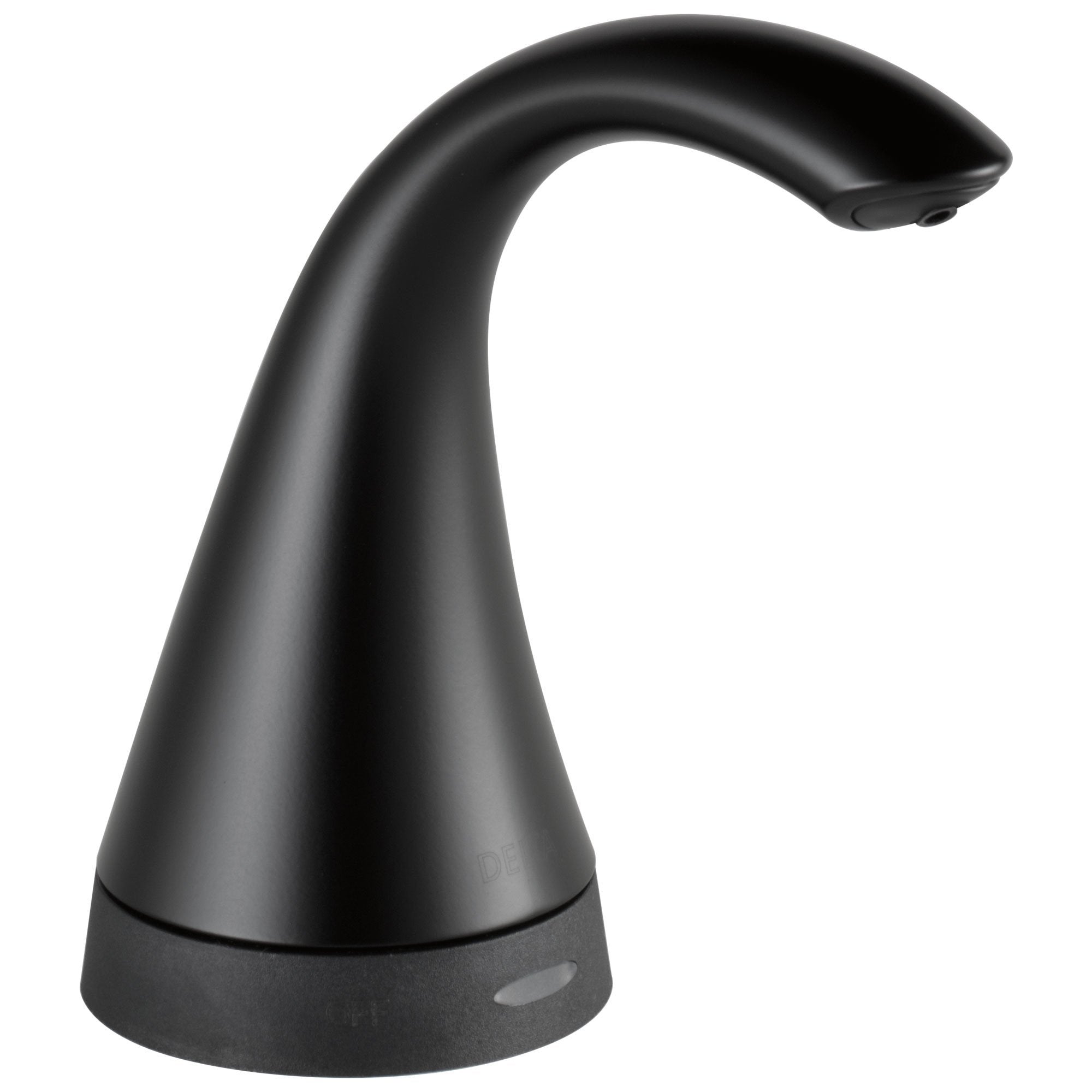 Delta Addison Matte Black Electronic Soap Dispenser with Touch2Oxt Technology - Deck Mounted for Bathroom & Kitchen, Touchless Hand Soap Dispenser for Modern Homes