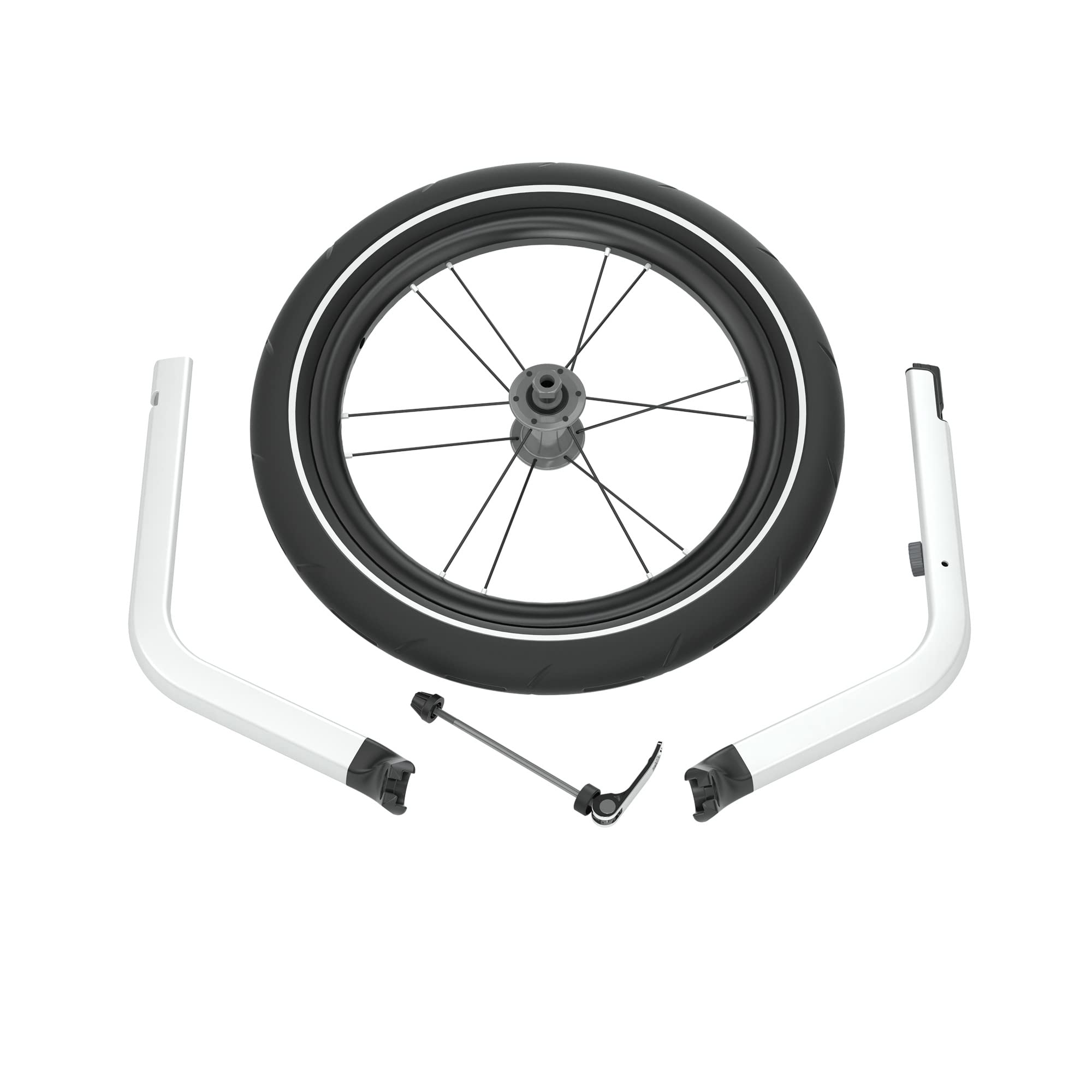 Thule Chariot Jogging Wheel Kit - Premium Stroller & Bike Trailer Accessory for Active Families | Perfect for Running, Hiking & Outdoor Adventures