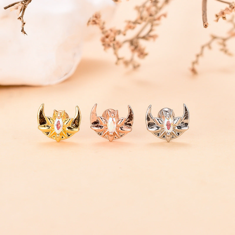20G Cute Fruits Conch Stud Helix Stud Earrings for Women | EGD0488 | Perfect for Everyday Wear, Parties, and Gifts
