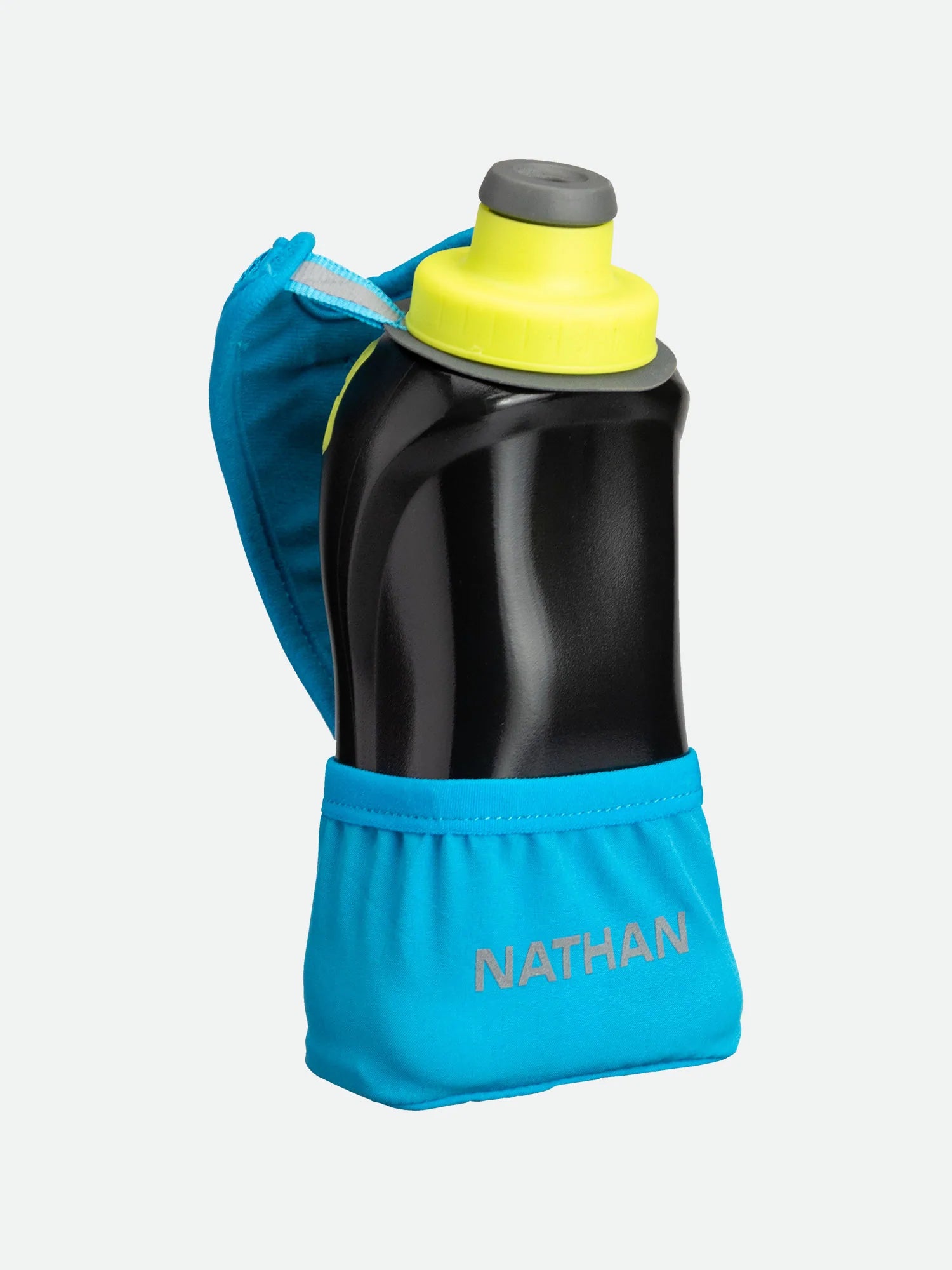 QuickSqueeze Lite 12oz Handheld Water Bottle - Leak Proof & Easy Squeeze (Lime Green/Blue) - Perfect for Gym, Hiking & Outdoor Activities