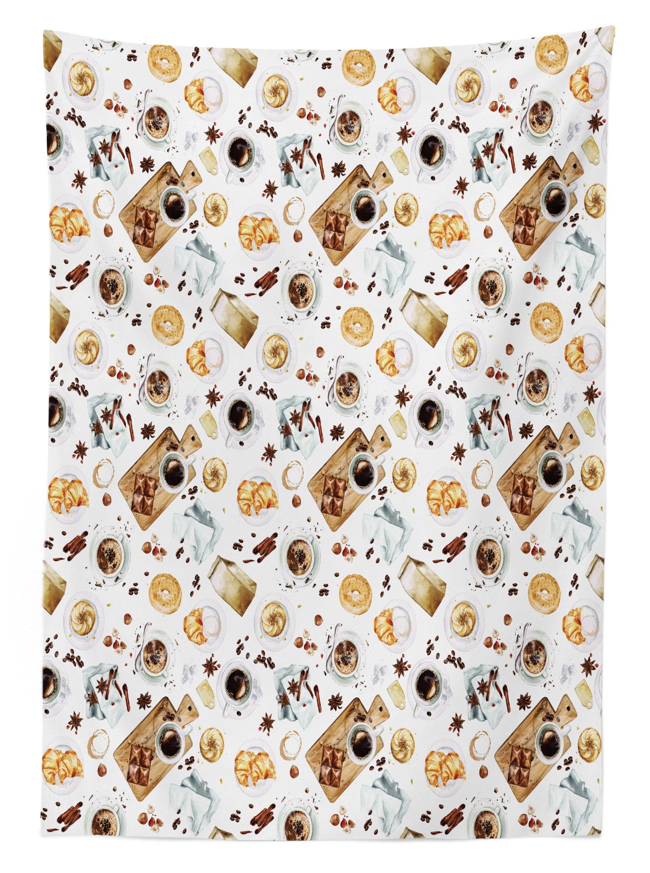 Ambesonne Watercolor Tablecloth - Washable Picnic & Outdoor Dining, 58x104