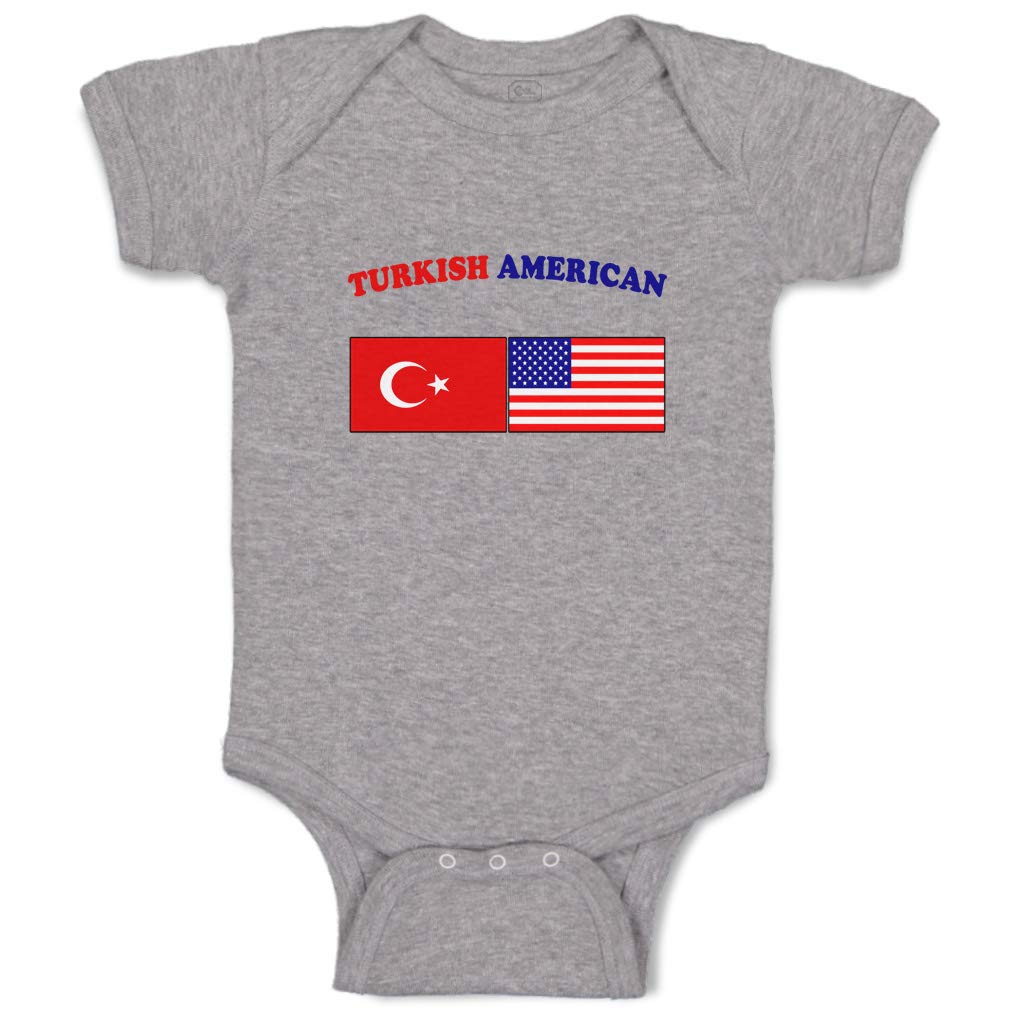 Custom Boy & Girl Baby Bodysuit - 100% Cotton Funny Baby Clothes for Turkish & American Style - Perfect for Newborn Photoshoots, Family Outings & Birthday Gifts