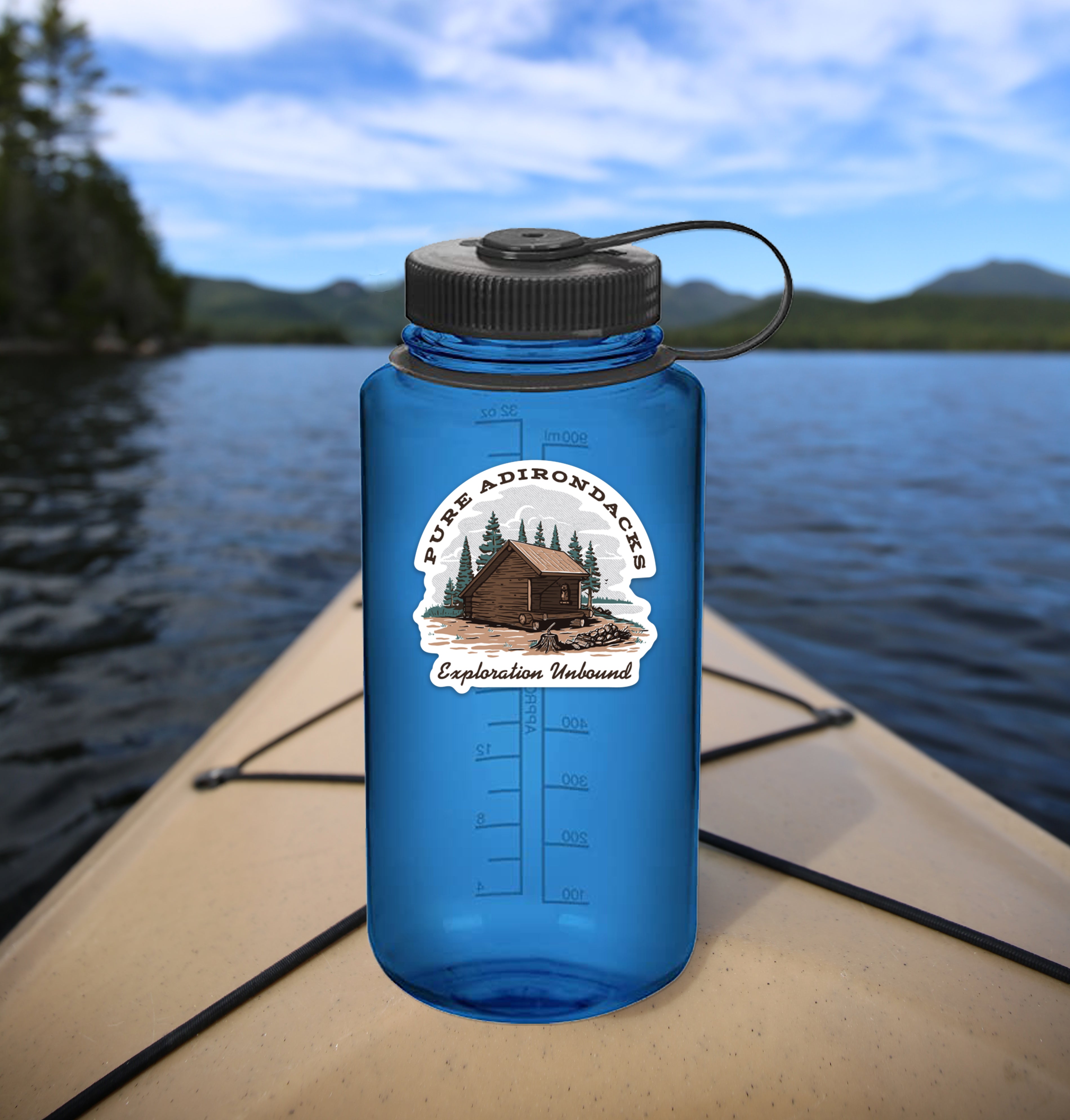 ADK Lean To Stickers - Waterproof Vinyl Decals for Laptops, Cars, and Outdoor Gear - Perfect for Hiking, Camping, and Adventure Enthusiasts