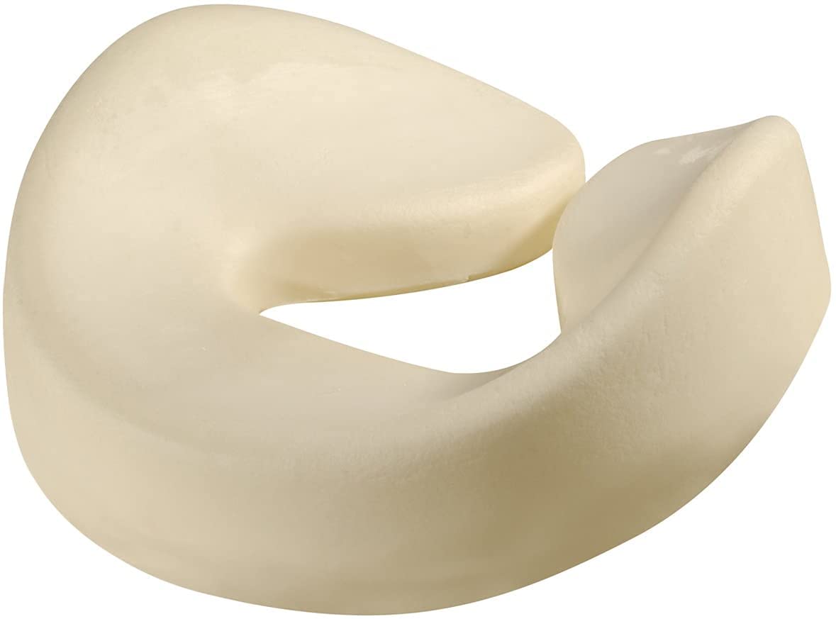 Premium Massage Table Face Cradle Pillow - Ultra Plush Memory Foam Headrest for Massage Therapy & Spa Treatments - Portable & Patented Design (Black) - Perfect for Professional Massage Sessions, Home Spa Relaxation, and Chiropractic Clinics