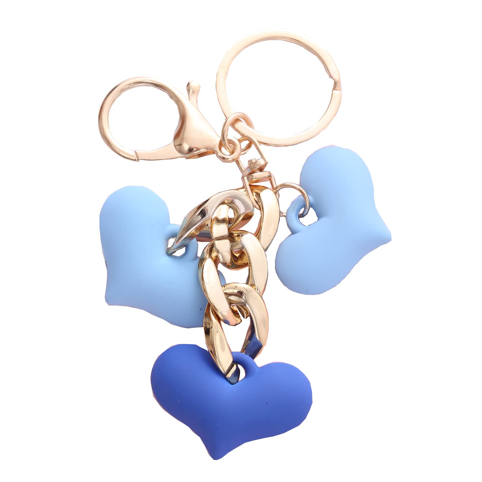 Colorful Sweet Heart Pendant Keychains for Women - Cute Bag & Car Accessories, Perfect for Everyday Use and Gift Giving