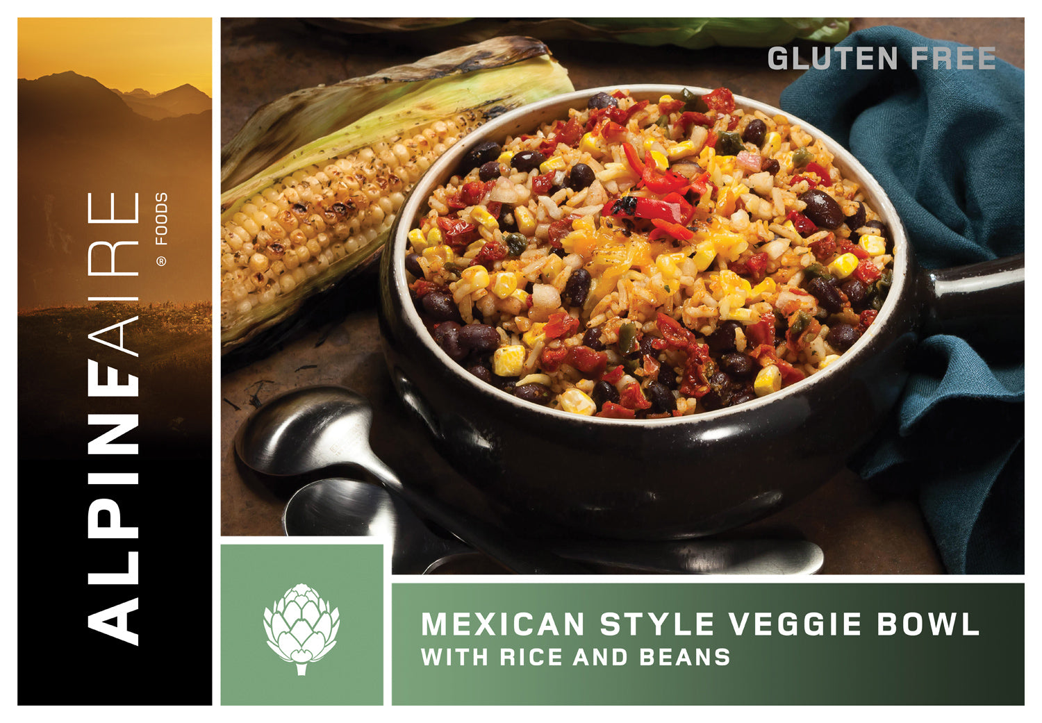 Alpine Aire Mexican Style Veggie Bowl - Gluten Free, Vegan & Healthy | Perfect for Camping, Hiking & Outdoor Adventures