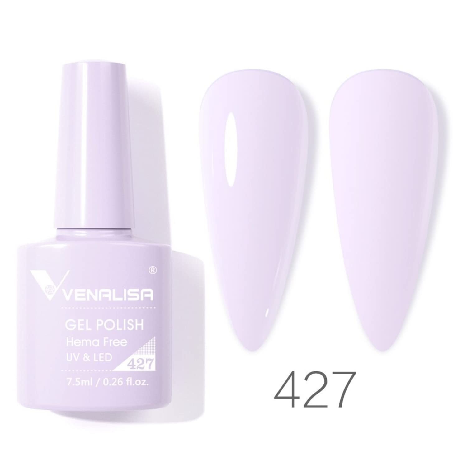 VENALISA 7.5ml #427 Soak Off UV LED Gel Nail Polish - Salon Quality Manicure Starter Kit for Long-Lasting Nail Art - Perfect for Home & Professional Use