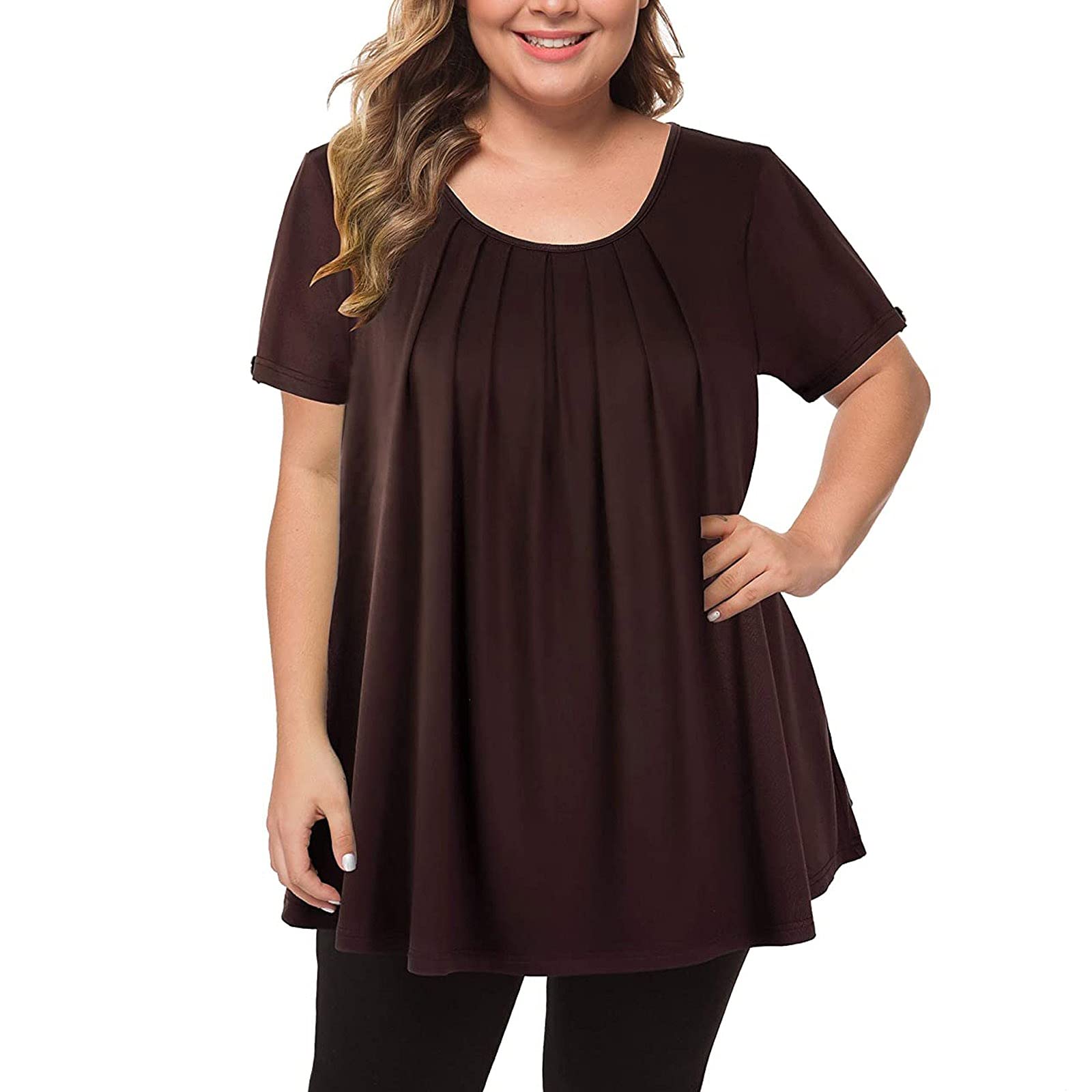 Stylish Women's Fitted Blouse - Elegant O-Neck Long Sleeve T-Shirt for Work & Casual Wear | White Dressy Top for Office, Date Night & Everyday Outfits