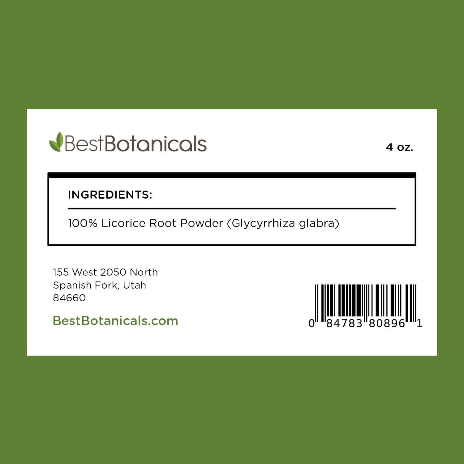 Best Organic Licorice Root Powder 4 oz - USDA Certified, Natural Herbal Supplement for Digestive Health & Skin Care - Perfect for Tea, Smoothies, and DIY Beauty Recipes