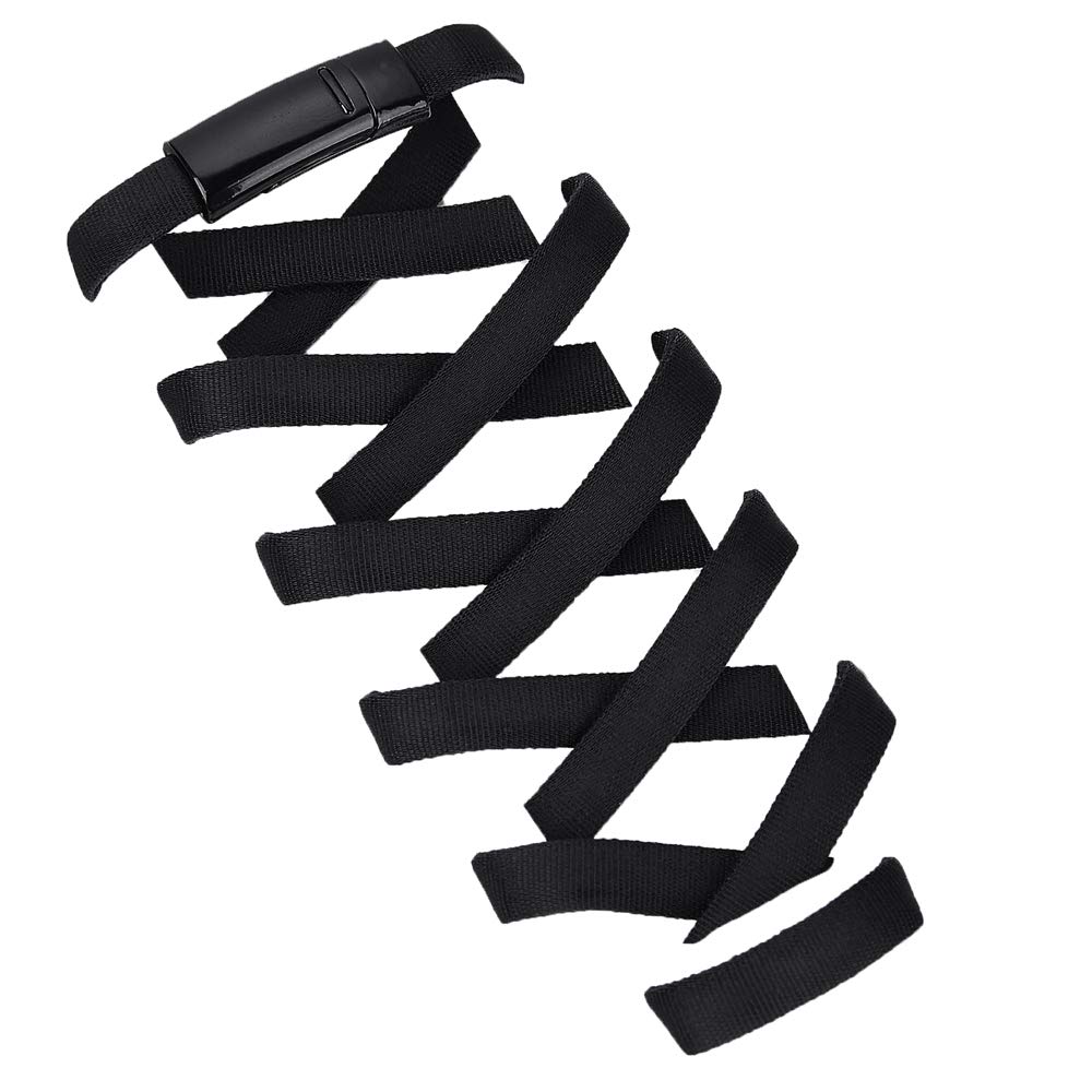 Zhentor No-Tie Elastic Shoelaces with Magnetic Lock - One Size Fits All for Kids & Adults (2 Pairs) - Perfect for Running, Hiking & Daily Wear