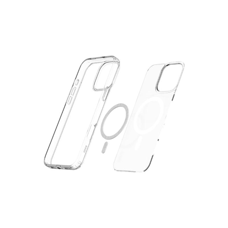 QDOS Hybrid Drop Case for iPhone 16 Pro Max - Shockproof Protective Cover with Clear Design | Perfect for Everyday Use, Outdoor Activities & Travel Protection