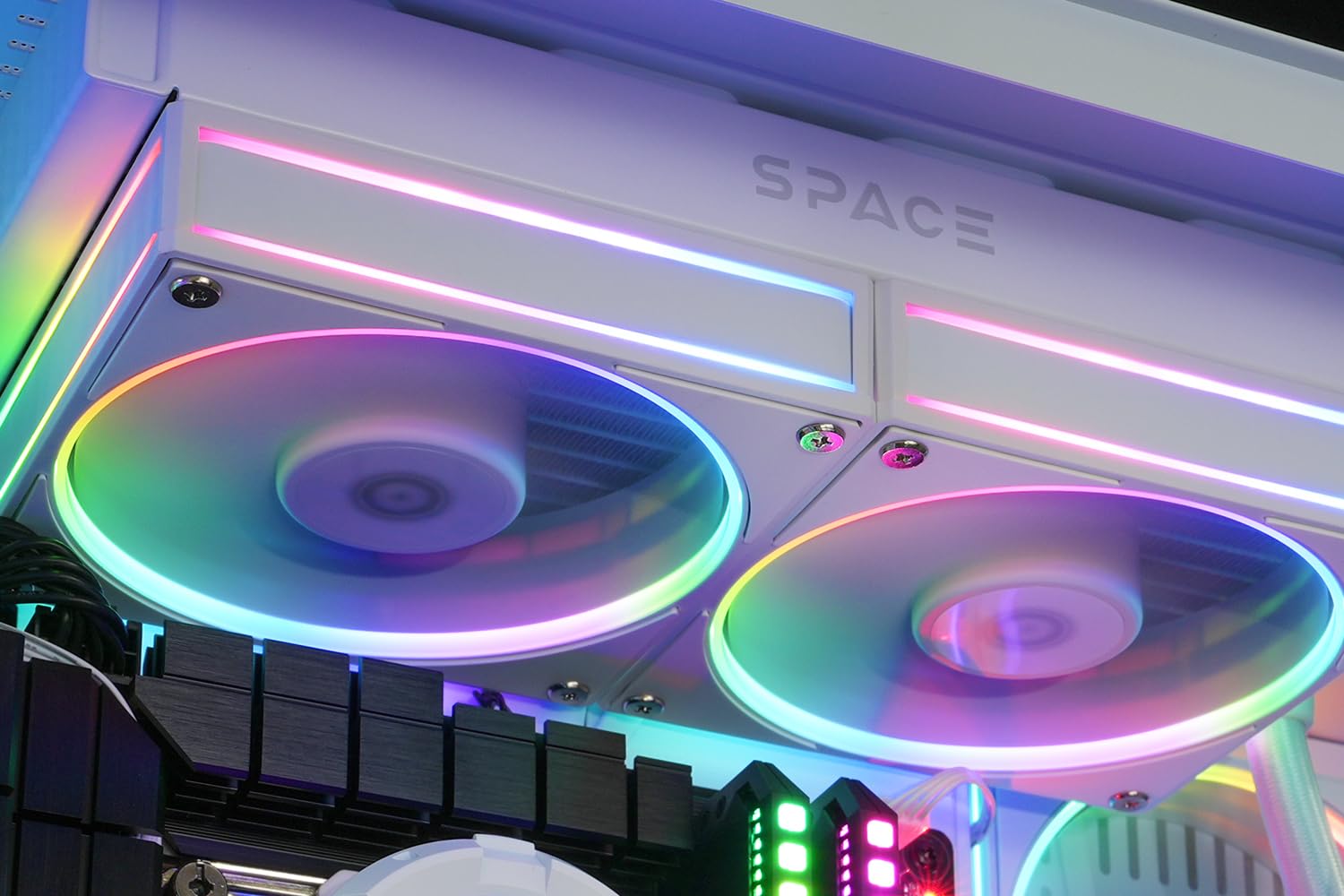 ID-COOLING SL240 White RGB CPU Liquid Cooler with 2.1