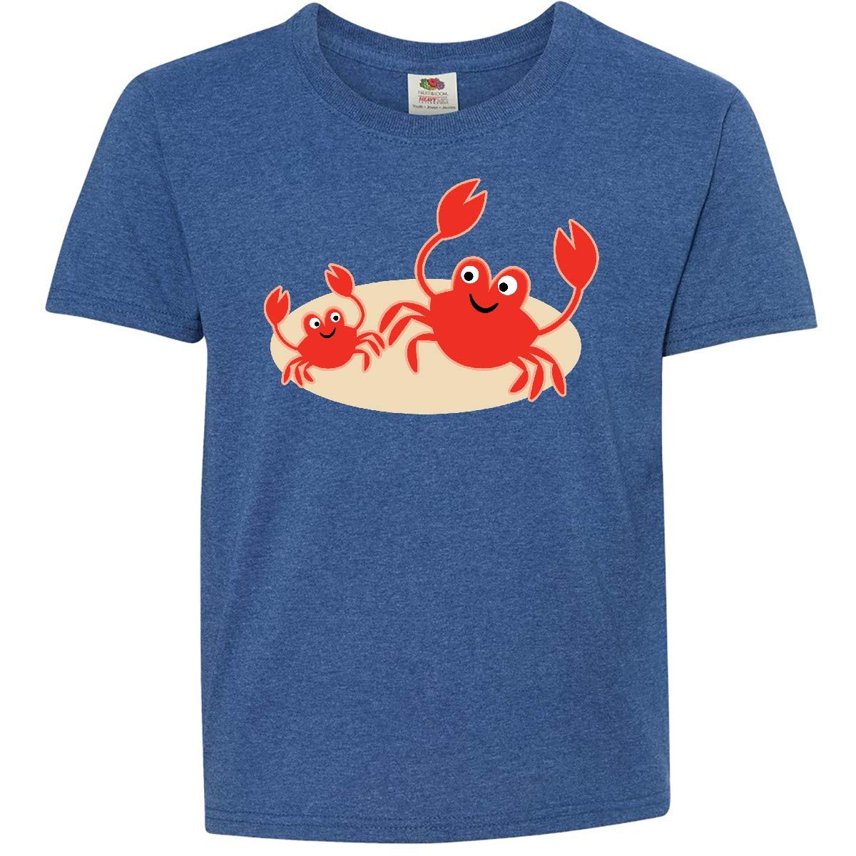 Inktastic Beach Crabs Cute Vacation Youth T-Shirt | Funny Summer Graphic Tee for Women & Girls | Beach Party, Vacation Outfit, Casual Wear